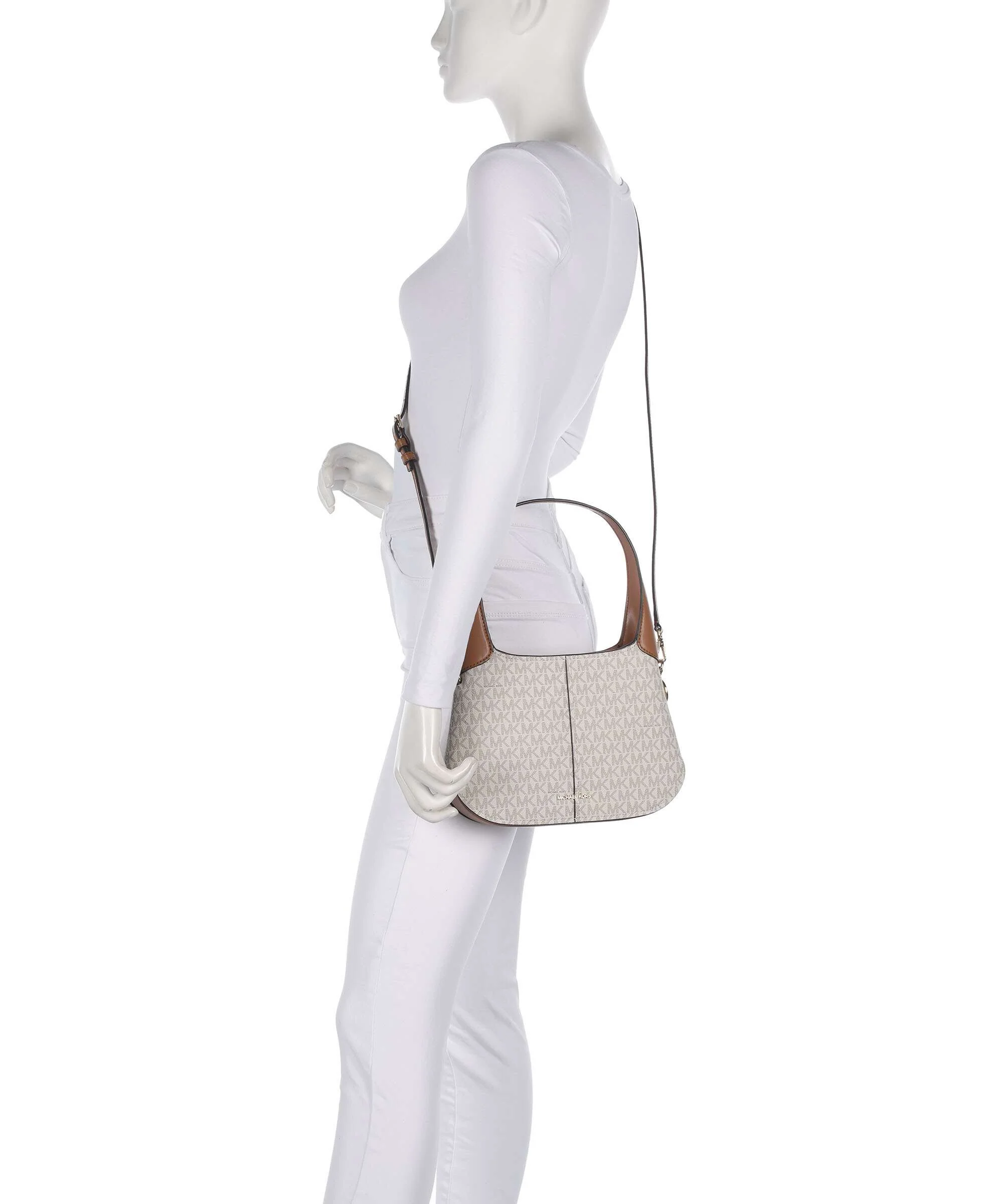 Michael Kors Alice Small Torba na ramię vanilla/acorn - Image 4
