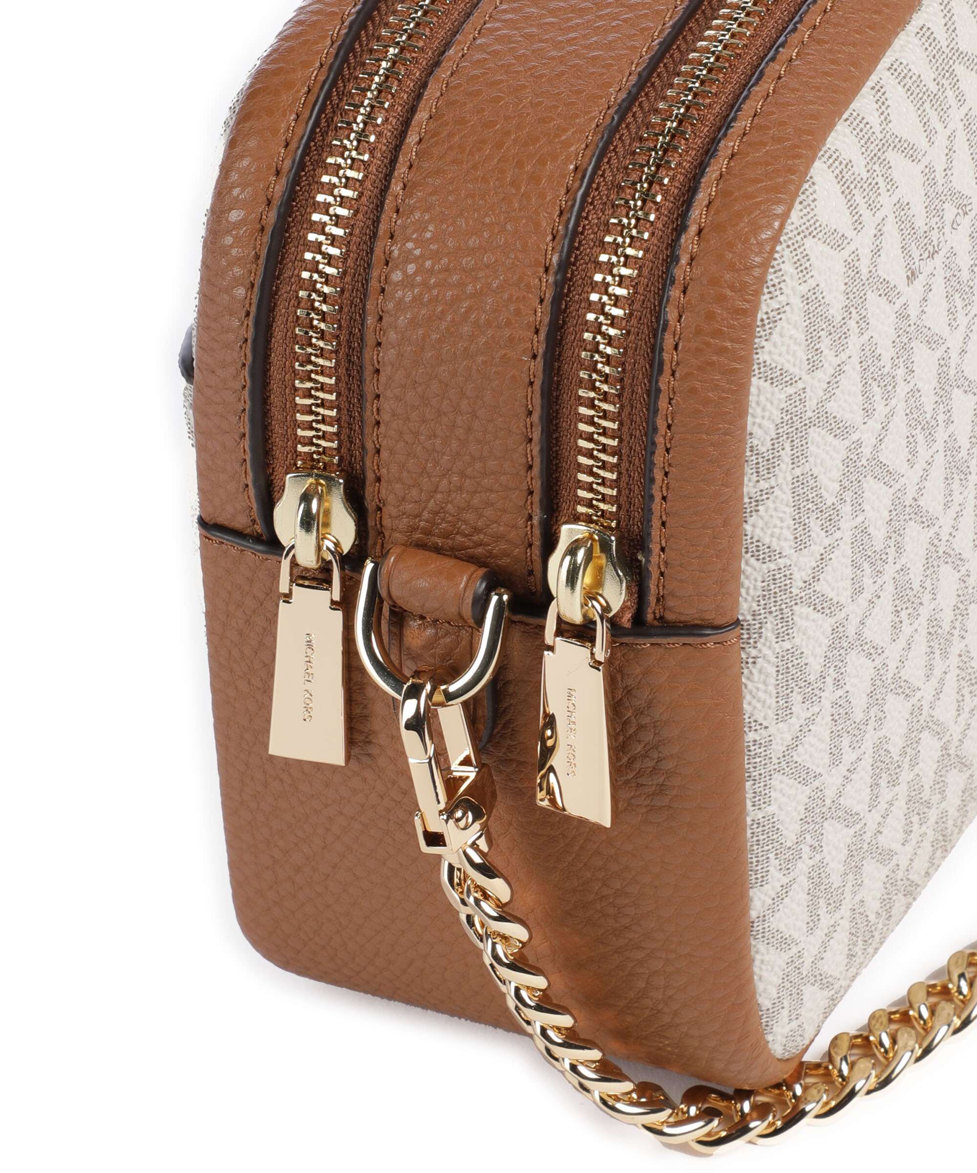 Michael Kors Bryant Medium Torba przez ramię vanilla/acorn - Image 4