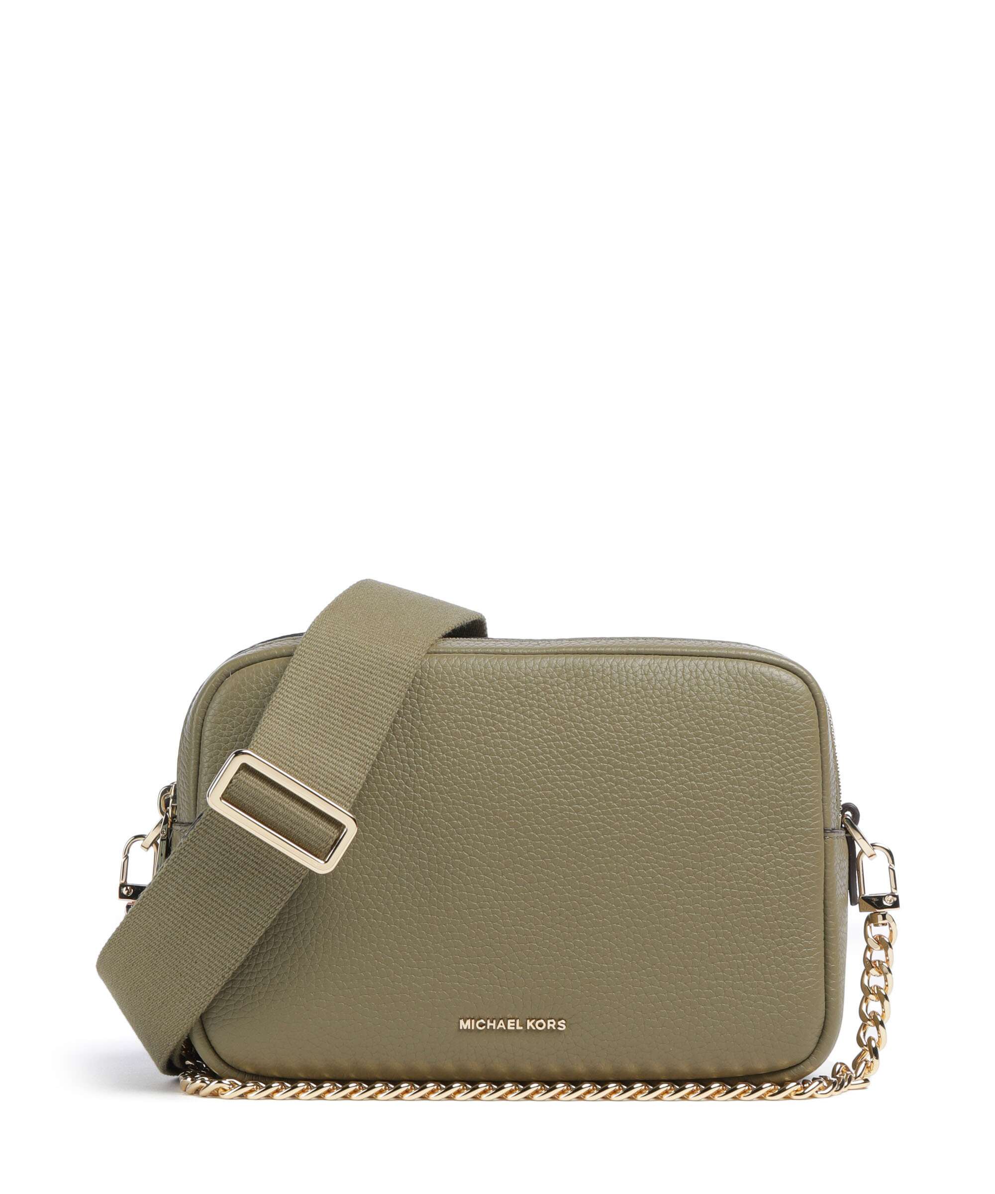 Michael Kors Bryant Medium Torba przez ramię safari green