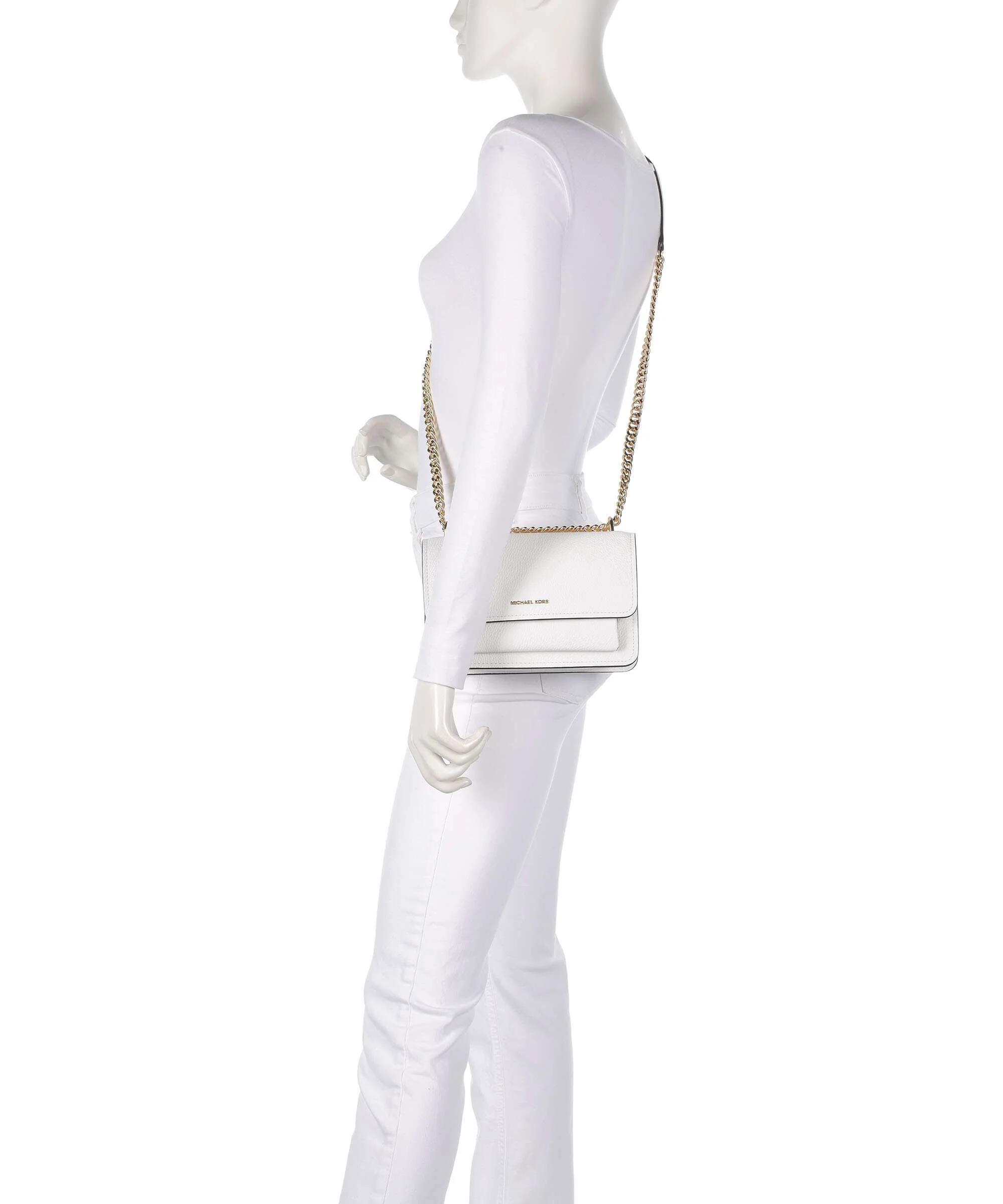Michael Kors Claire Large Torba na ramię optic white - Image 3