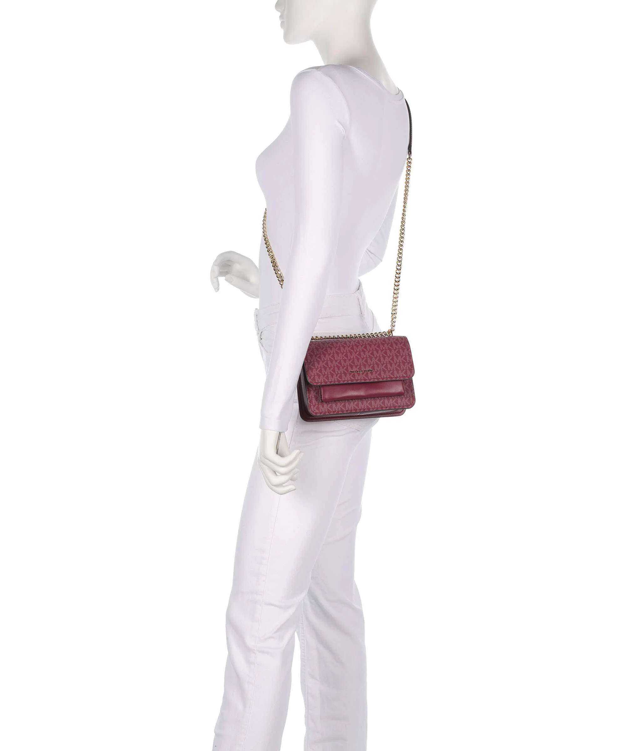 Michael Kors Claire Small Torba na ramię mulberry - Image 3