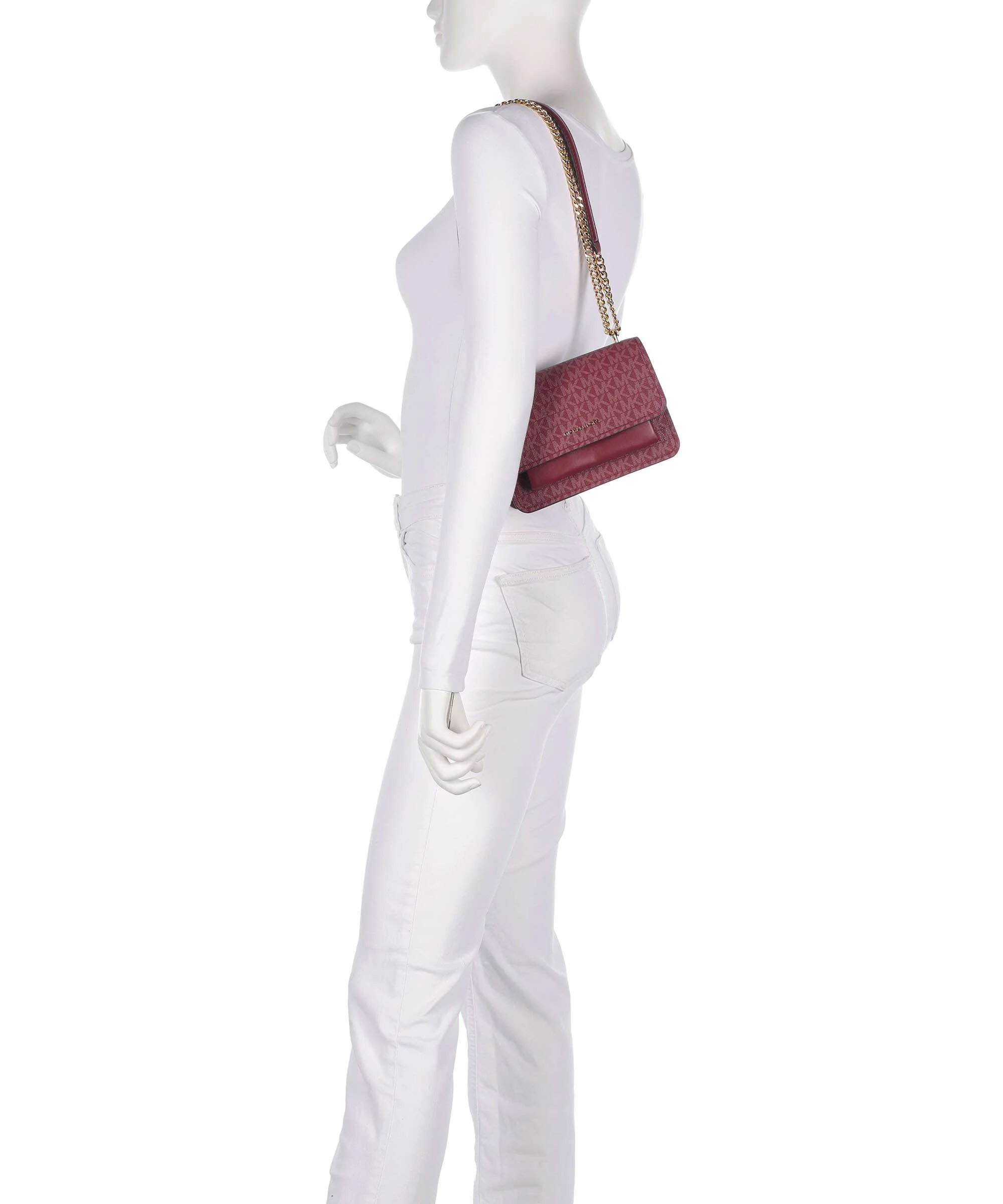 Michael Kors Claire Small Torba na ramię mulberry - Image 4