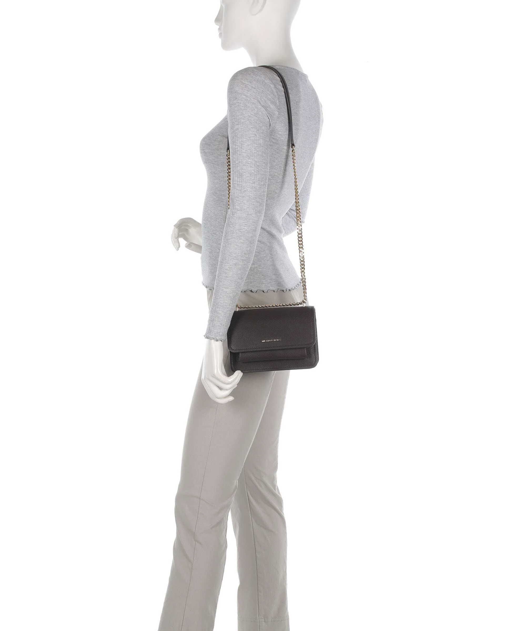 Michael Kors Claire Small Torba na ramię chocolate - Image 3