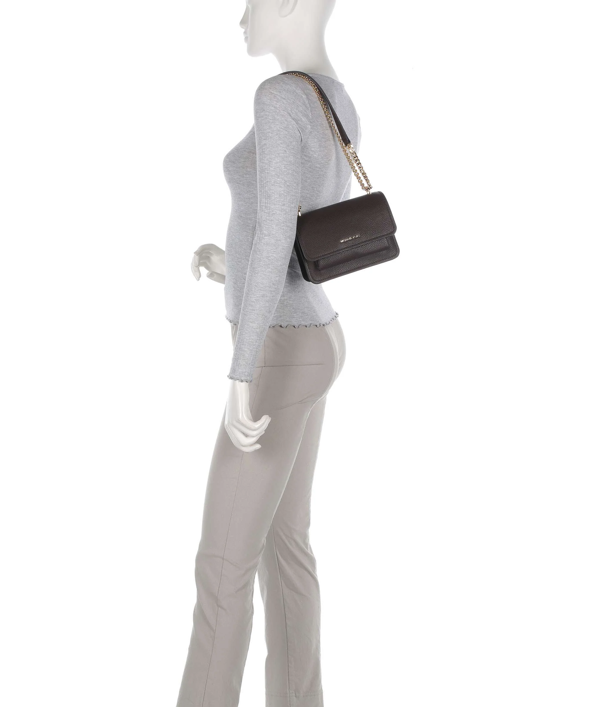 Michael Kors Claire Small Torba na ramię chocolate - Image 4