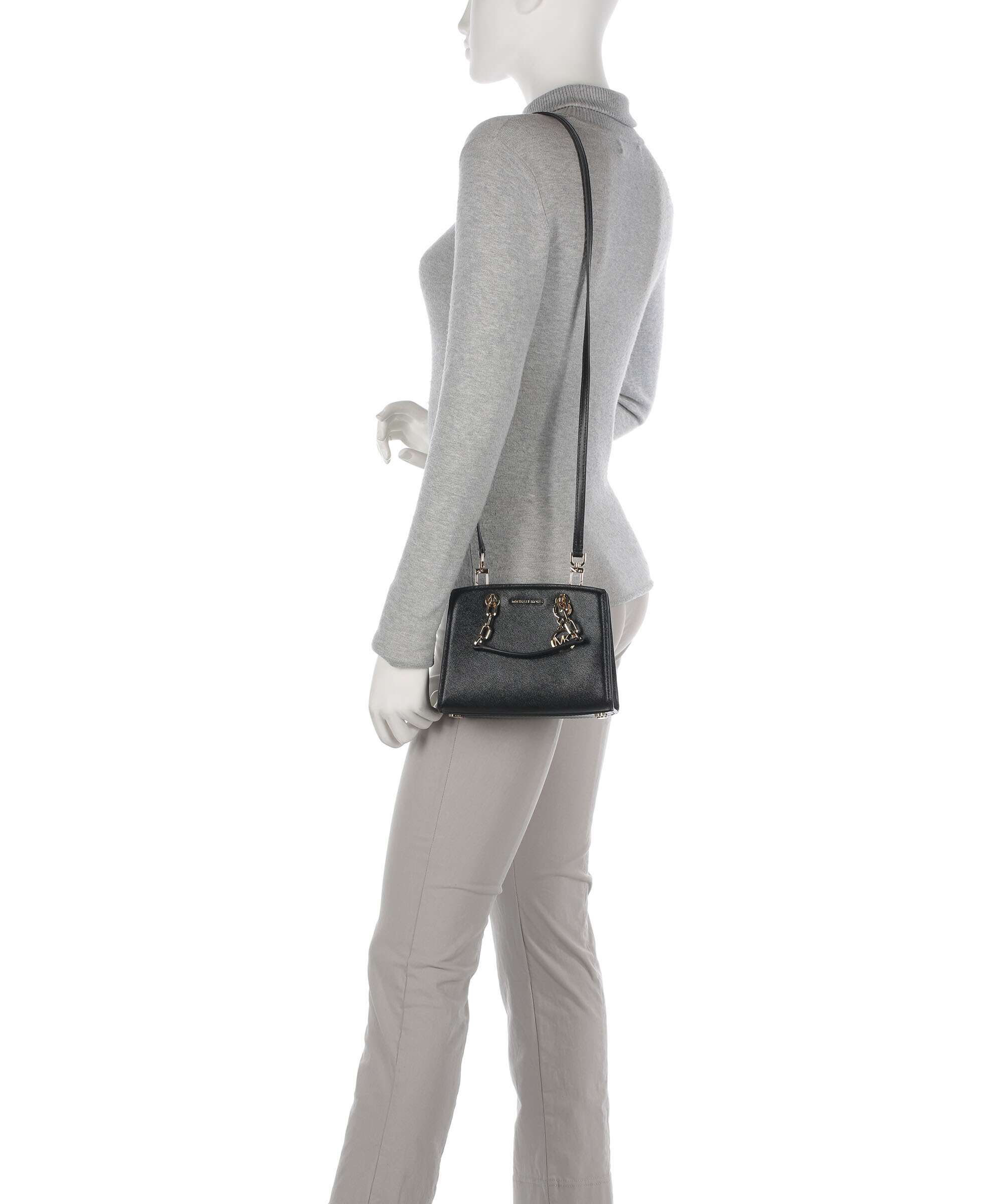 Michael Kors Cynthia Torba przez ramię black - Image 3