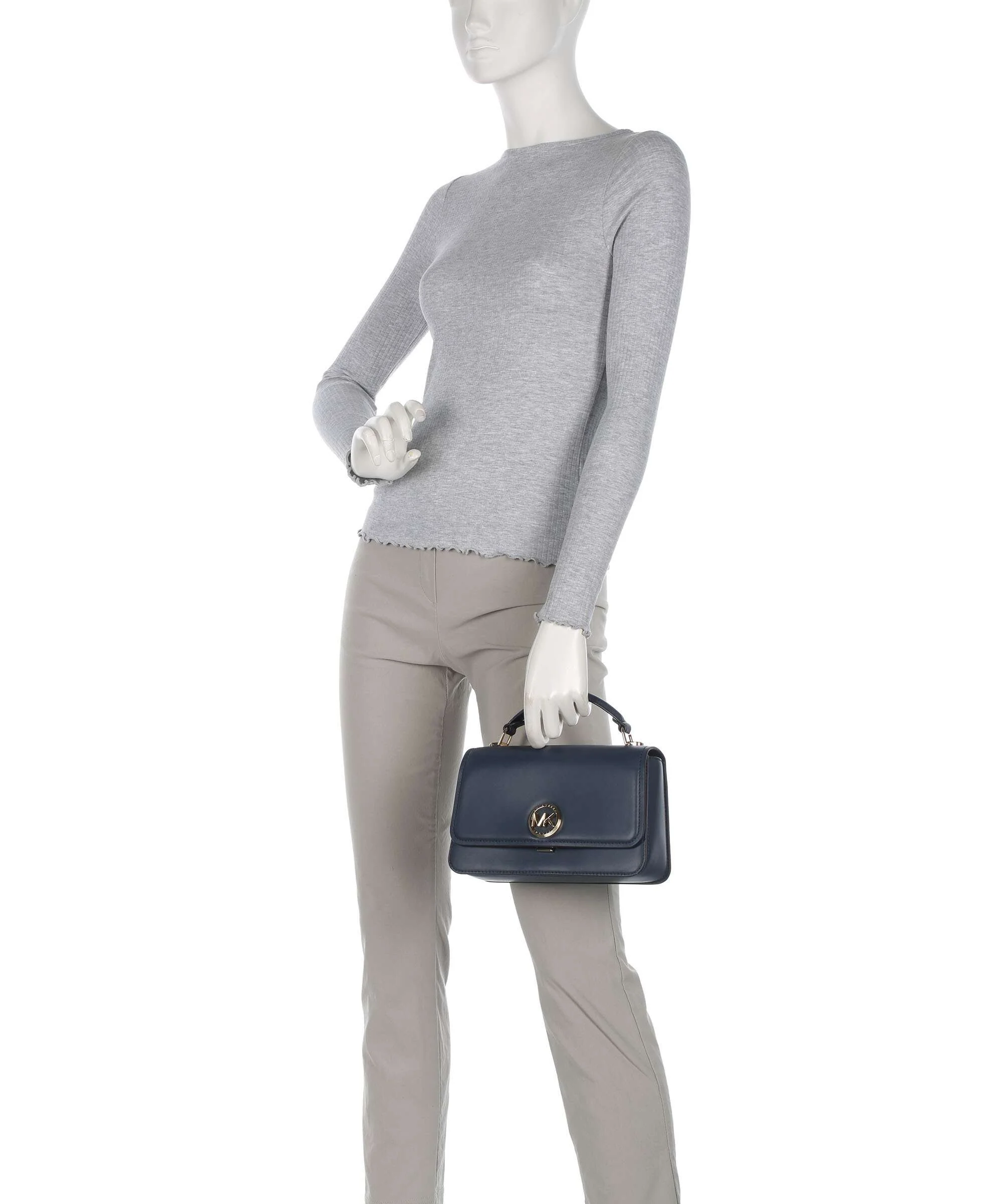 Michael Kors Delancey Torba przez ramię navy - Image 3