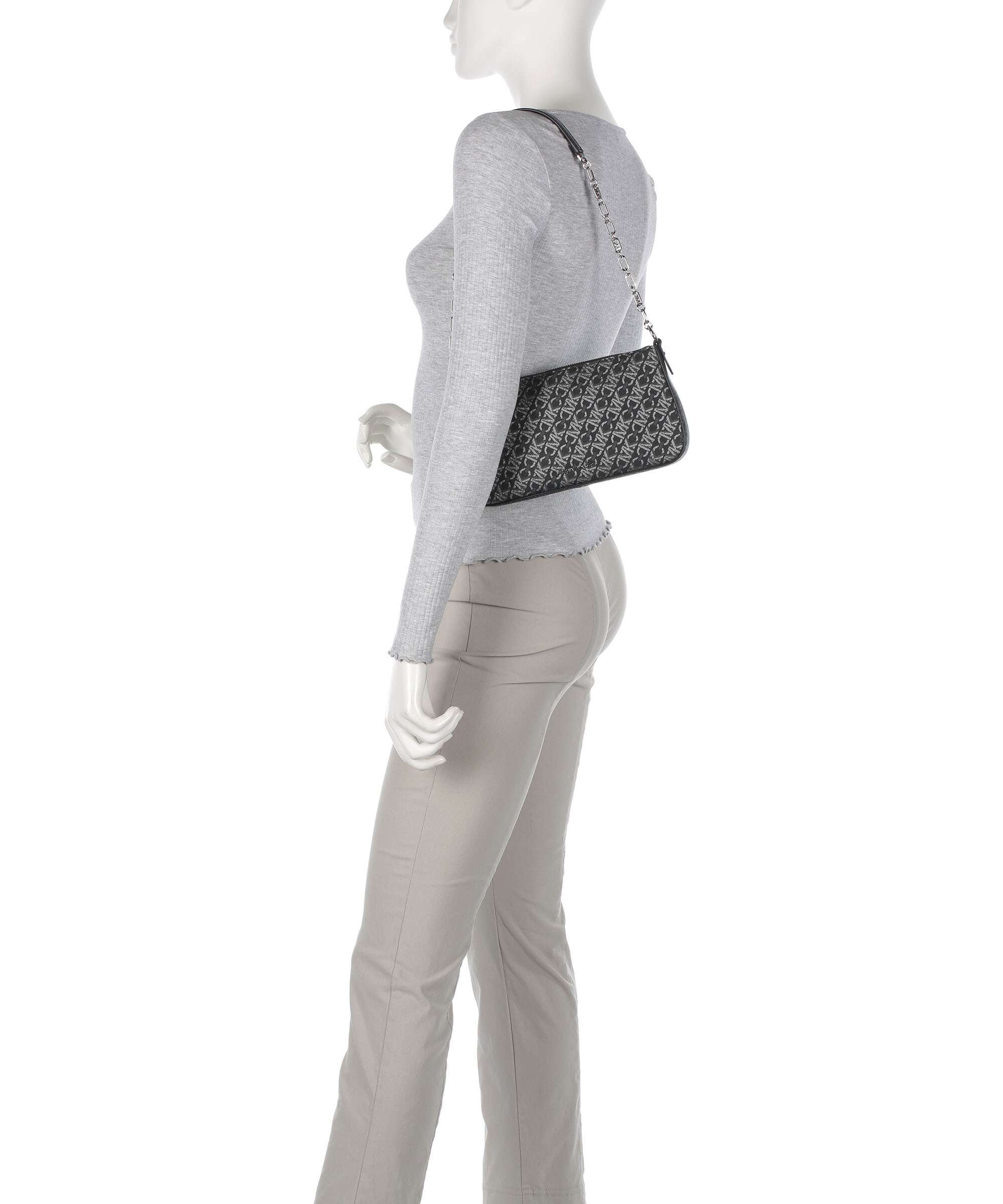 Michael Kors Empire Torba na ramię black/silver - Image 3