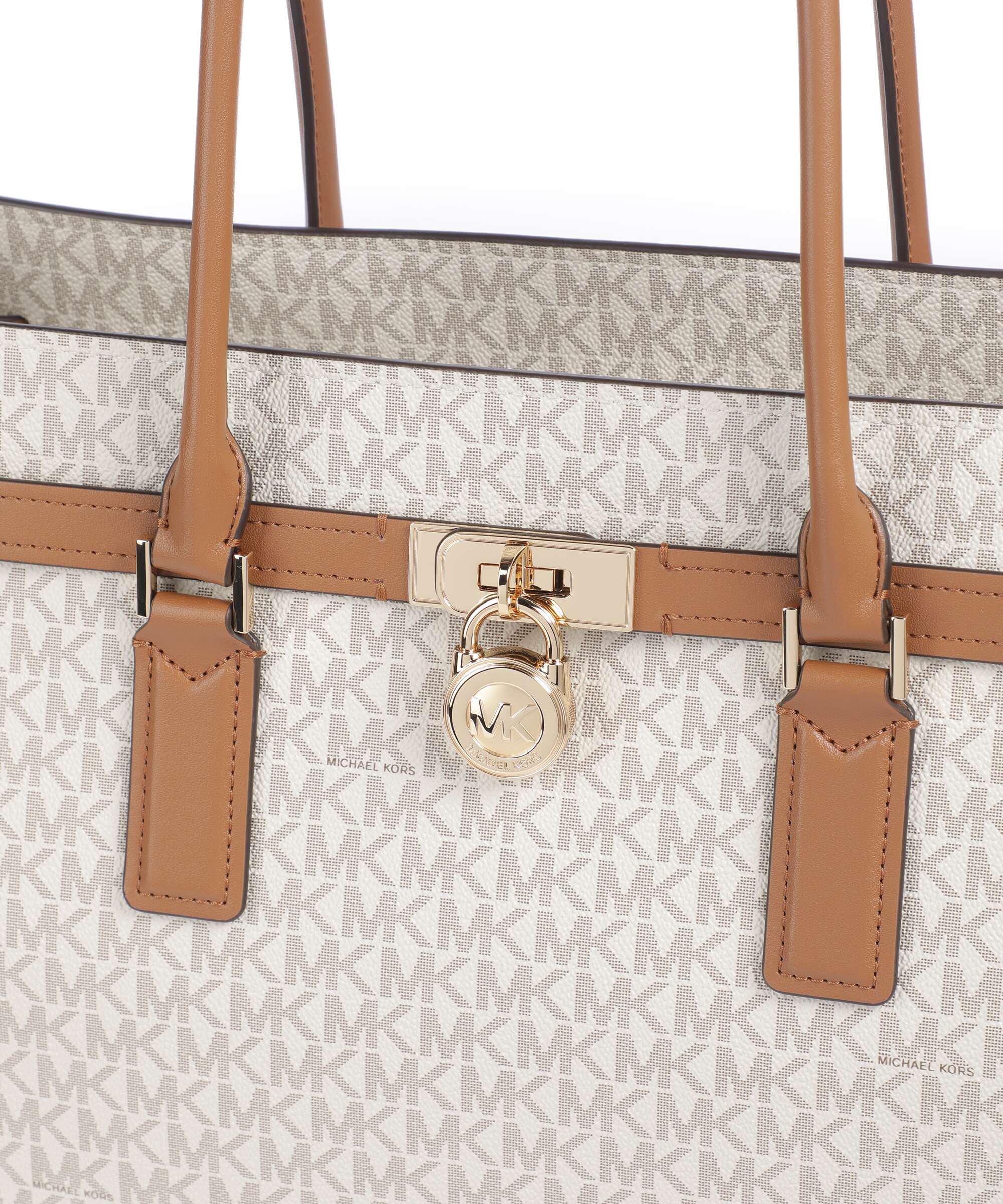 Michael Kors Hamilton Moderne Large Torba na zakupy vanilla/acorn - Image 4