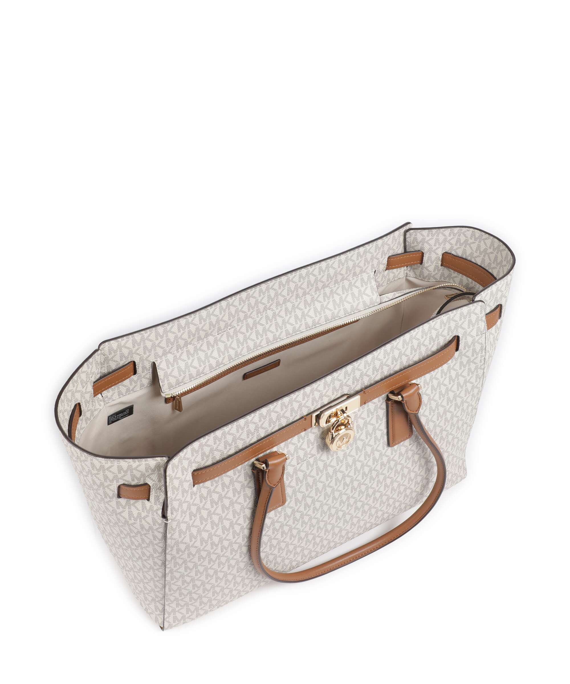 Michael Kors Hamilton Moderne Large Torba na zakupy vanilla/acorn - Image 6