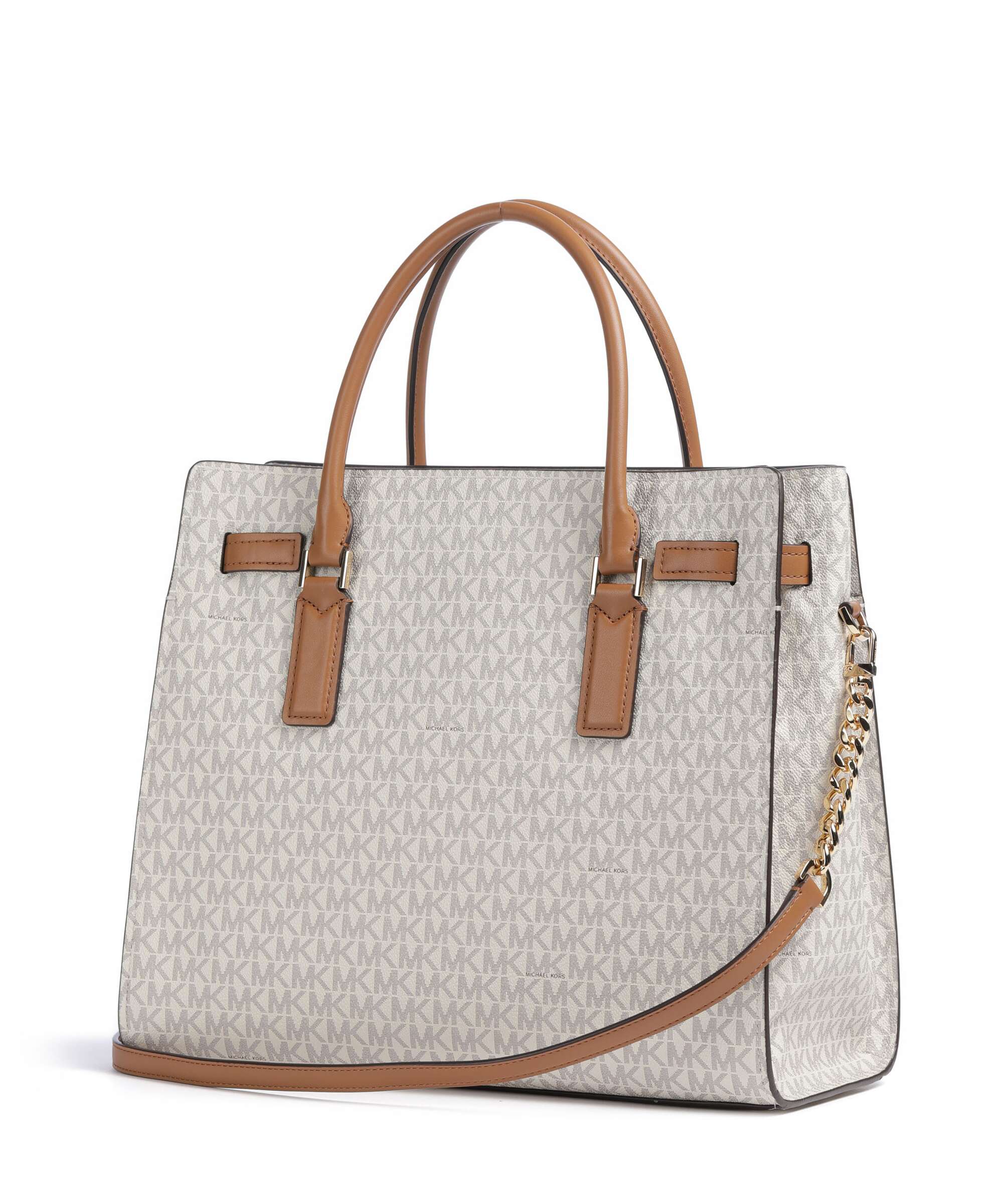 Michael Kors Hamilton Moderne Large Torebka vanilla/acorn - Image 2