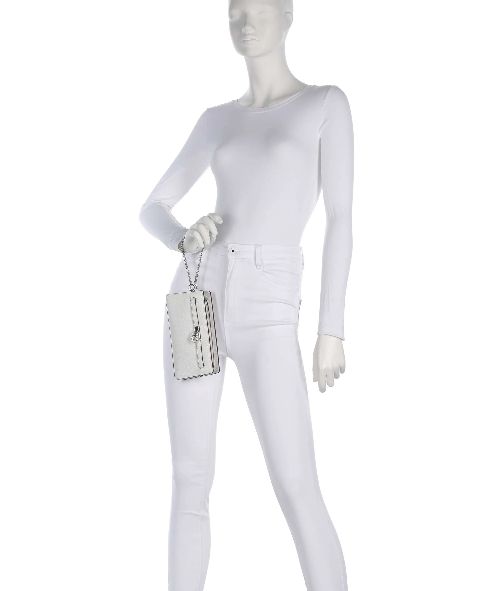 Michael Kors Hamilton Moderne XS Torba przez ramię optic white - Image 4