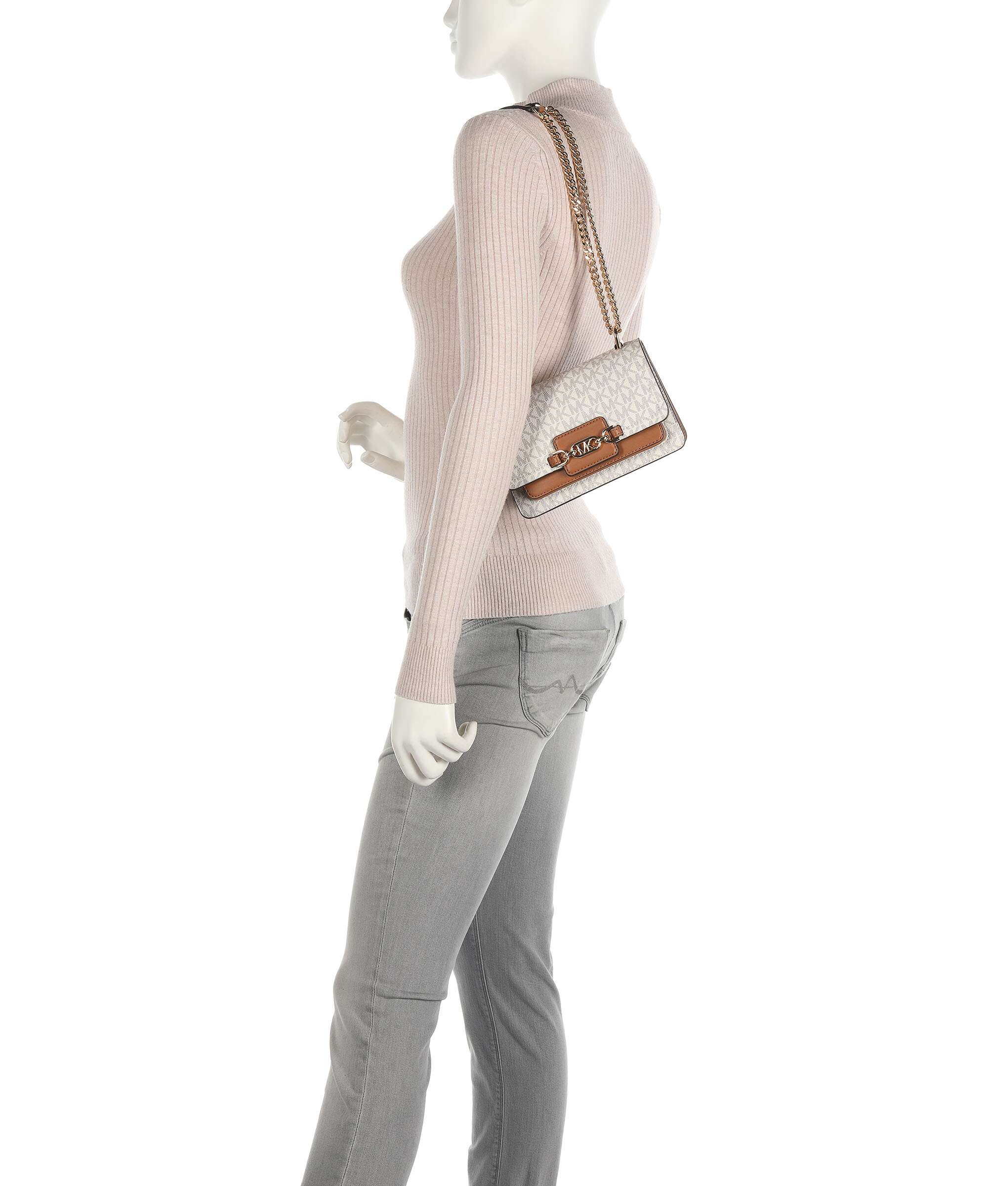 Michael Kors Heather Torba na ramię vanilla/acorn - Image 4