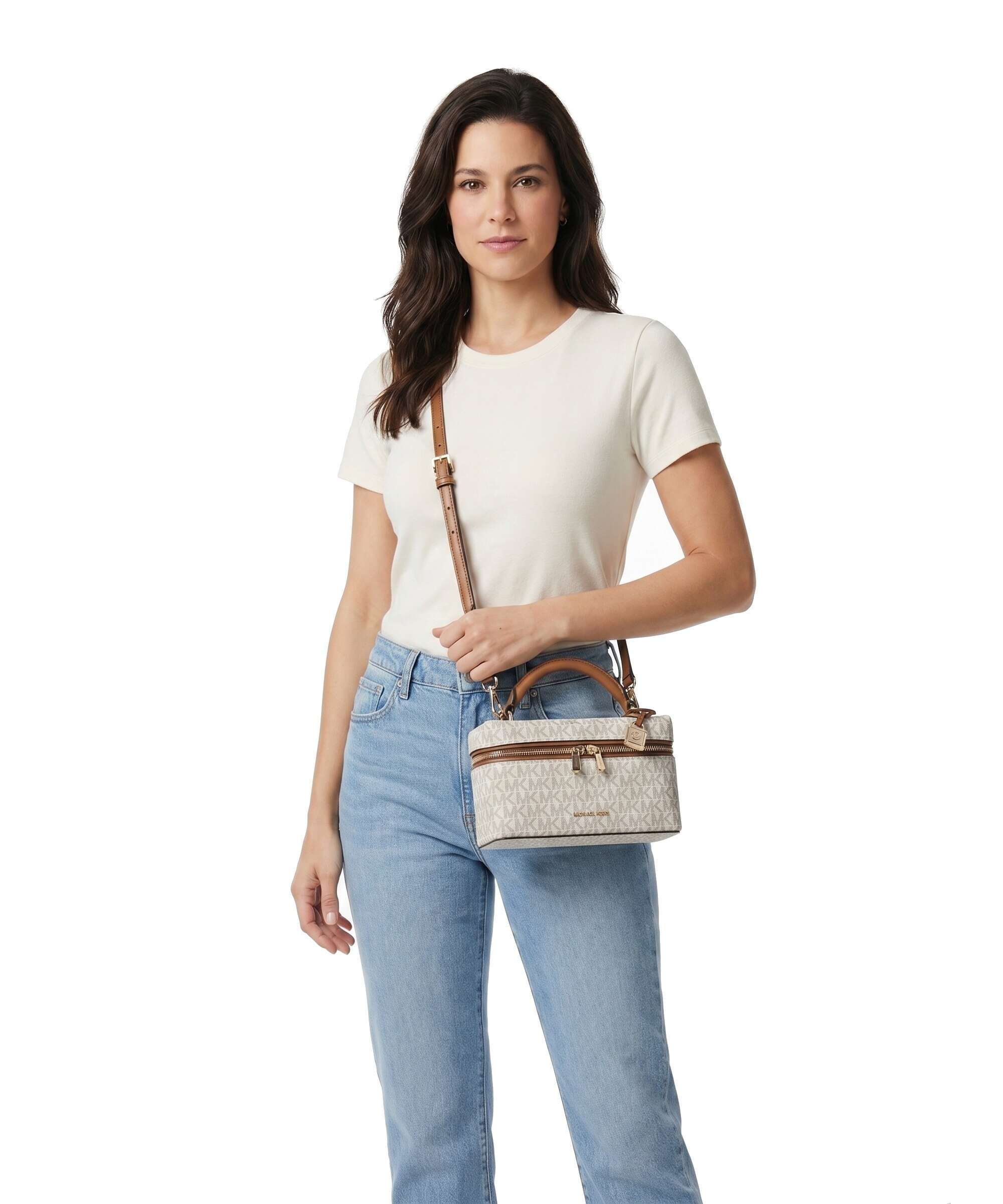 Michael Kors Jana XS Torba przez ramię vanilla/acrn - Image 3