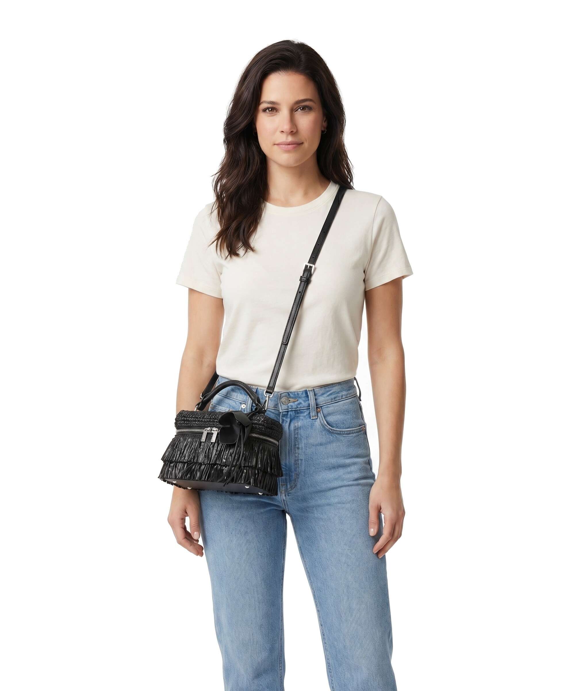 Michael Kors Jana XS Torba przez ramię black/black - Image 3