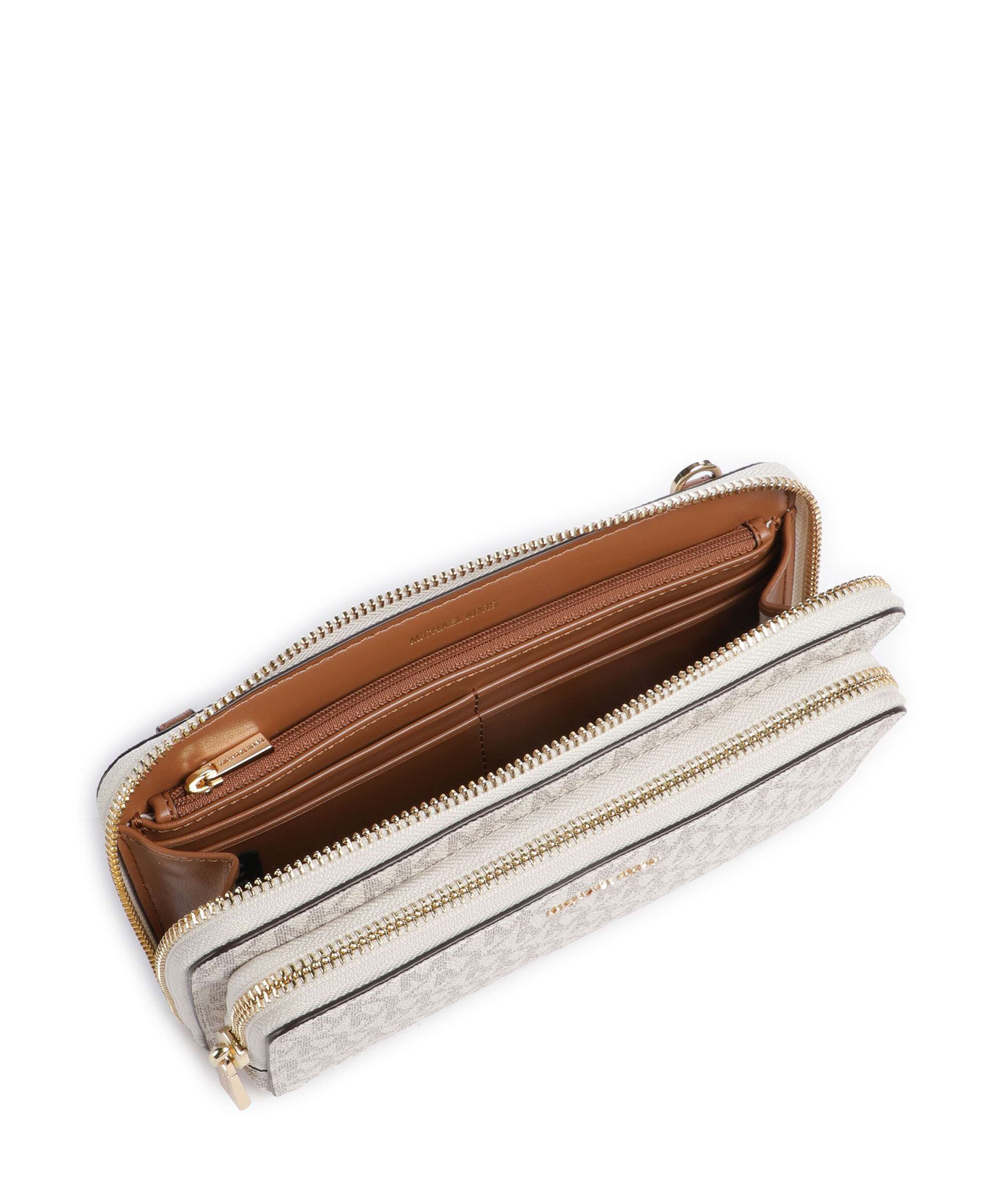Michael Kors Jet Set Large Continental Torba przez ramię vanilla/acorn - Image 4