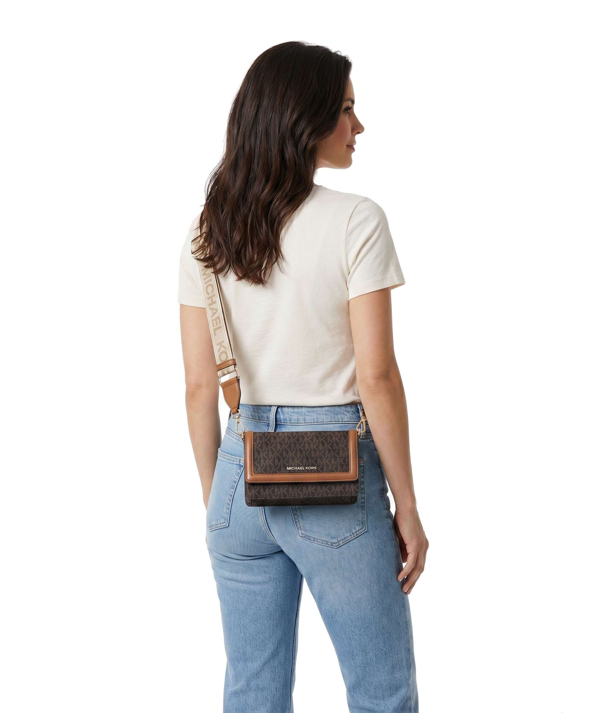 Michael Kors Jet Set Small Portfel brown/acorn - Image 3