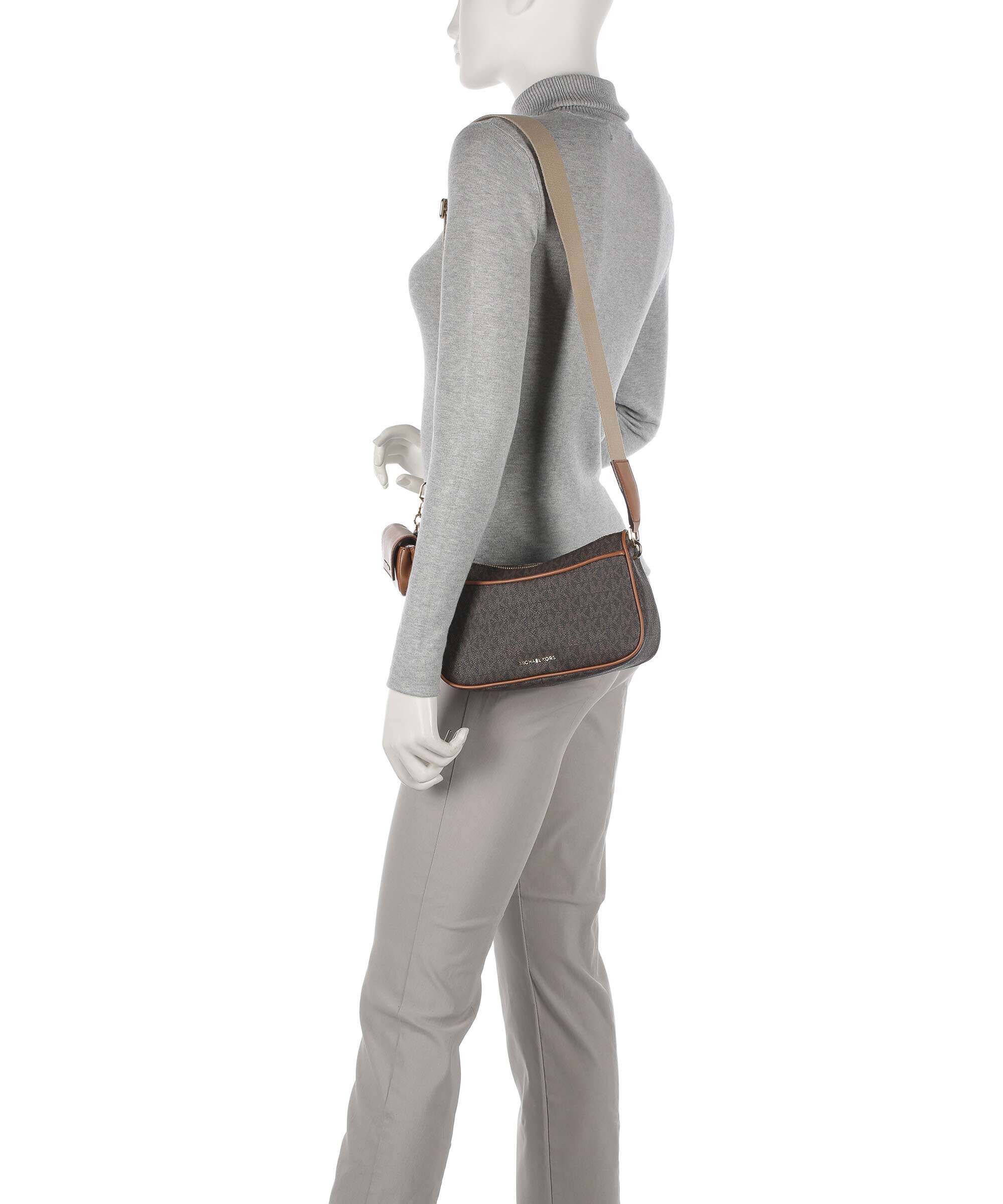 Michael Kors Jet Set Torba przez ramię brown/acorn - Image 3