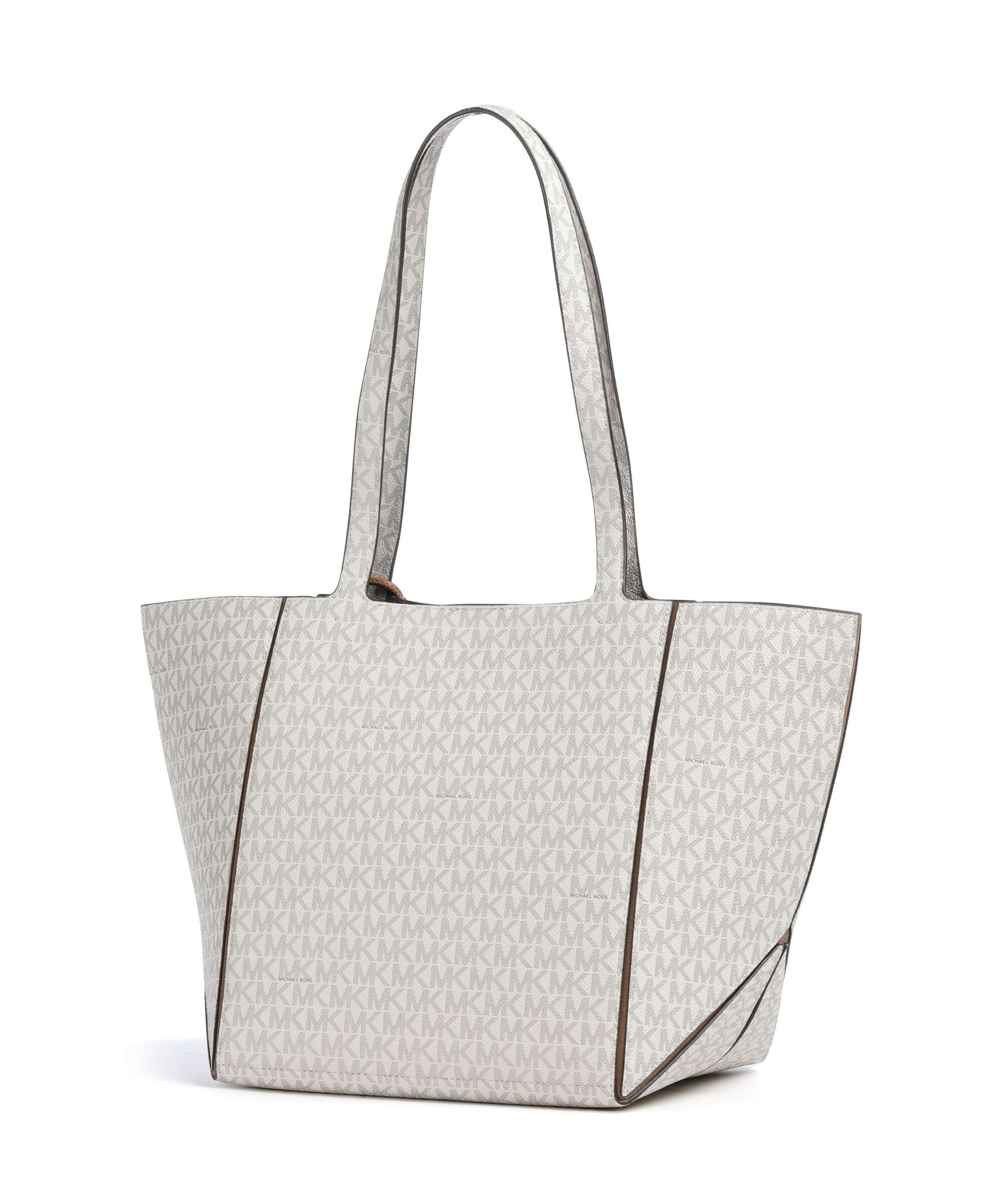 Michael Kors Jordi Medium Torba na zakupy vanilla/acorn - Image 4