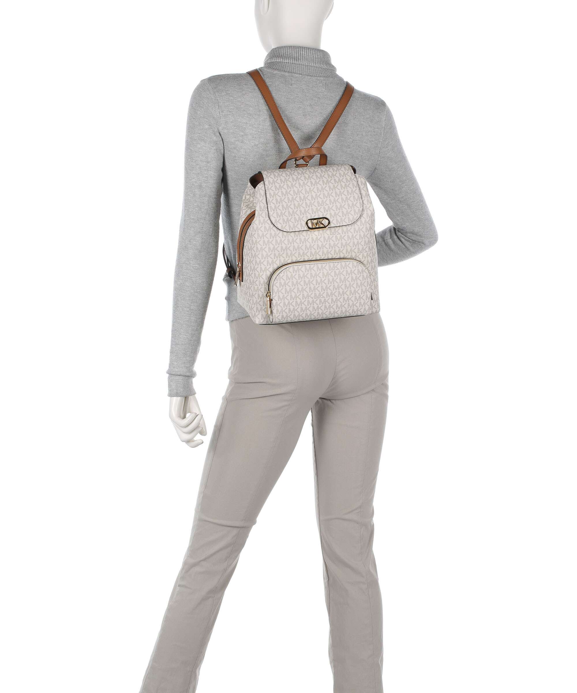 Michael Kors Kensington Plecak vanilla/acorn - Image 3
