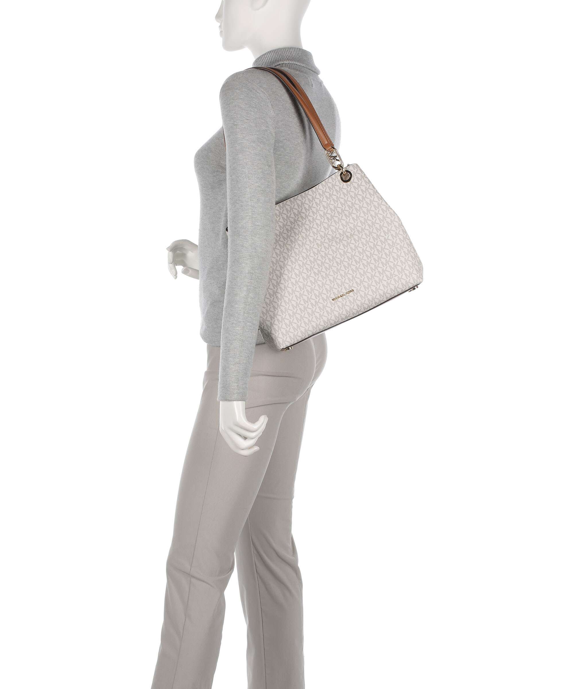 Michael Kors Kensington Torebka worek vanilla/acorn - Image 3