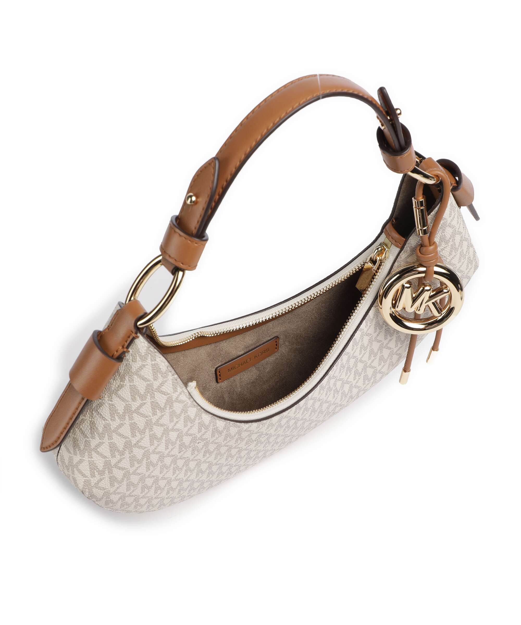Michael Kors Koa Medium Torba na ramię vanilla/acorn - Image 6