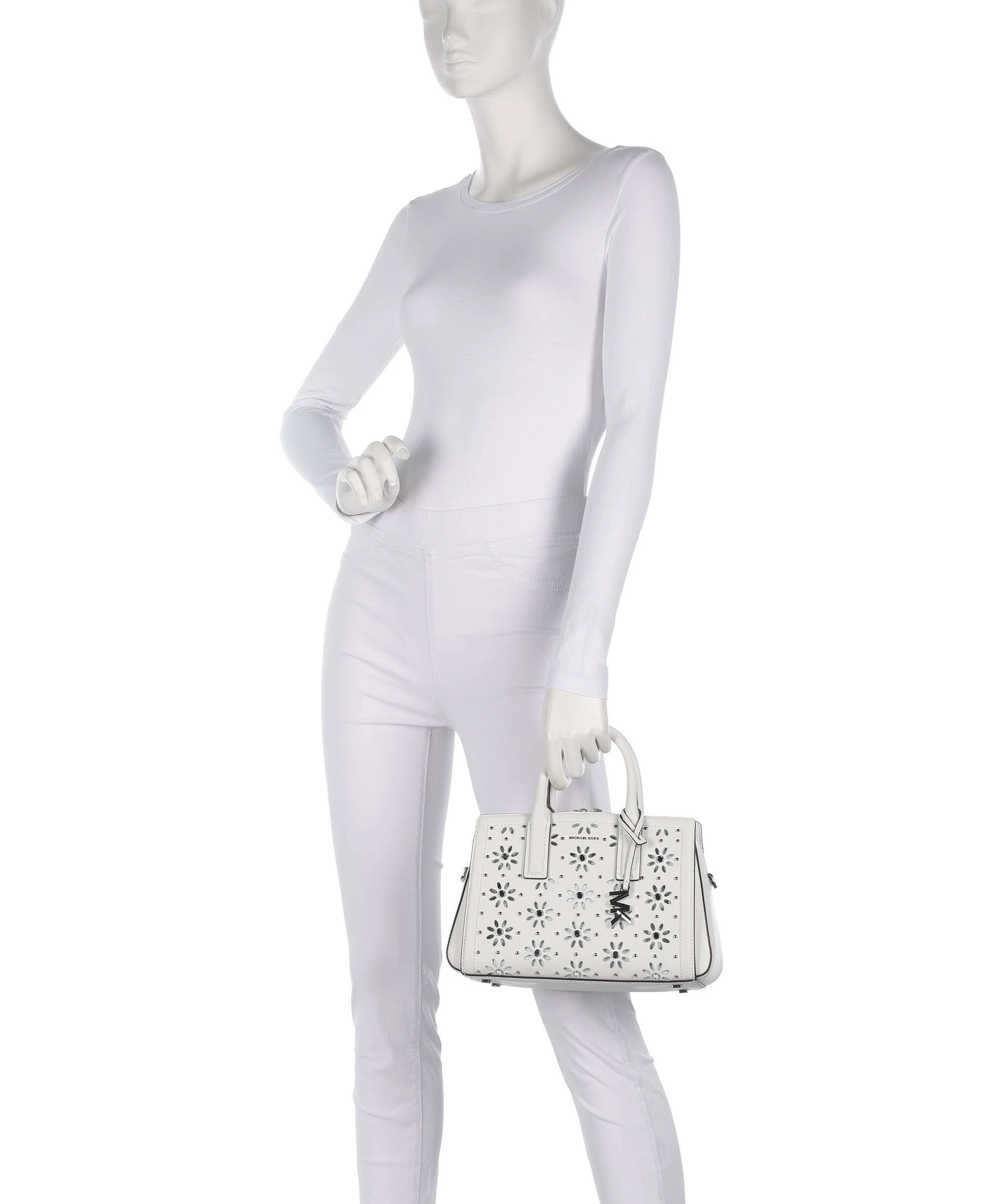 Michael Kors Laila Small Torebka optic white - Image 3