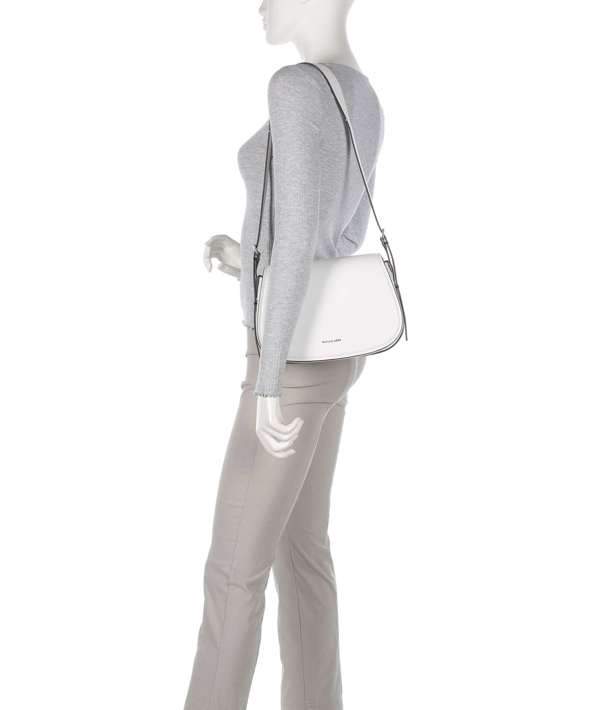Michael Kors Lydia Torba na ramię optic white - Image 3