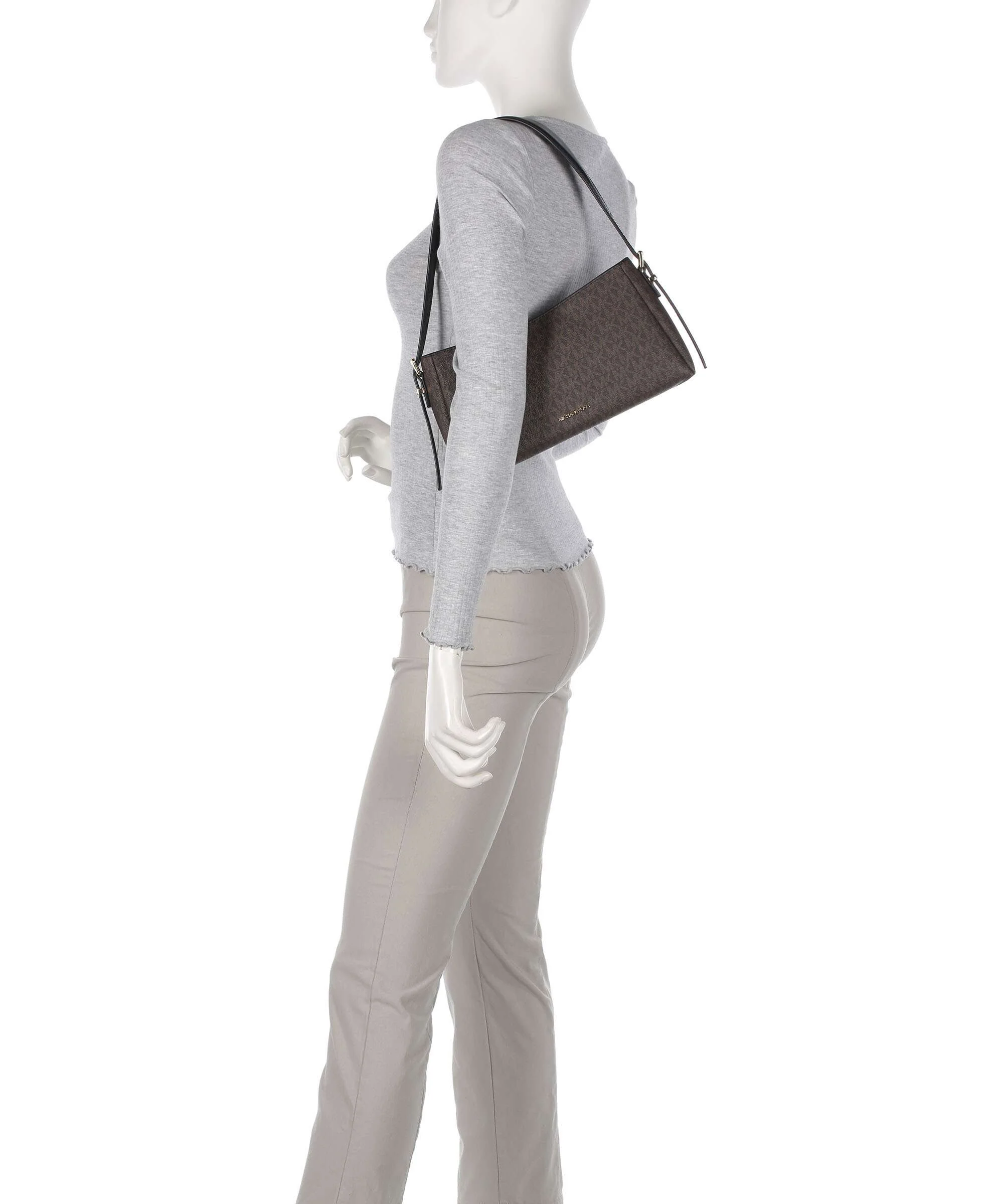 Michael Kors Moore Torba na ramię brown/black - Image 3