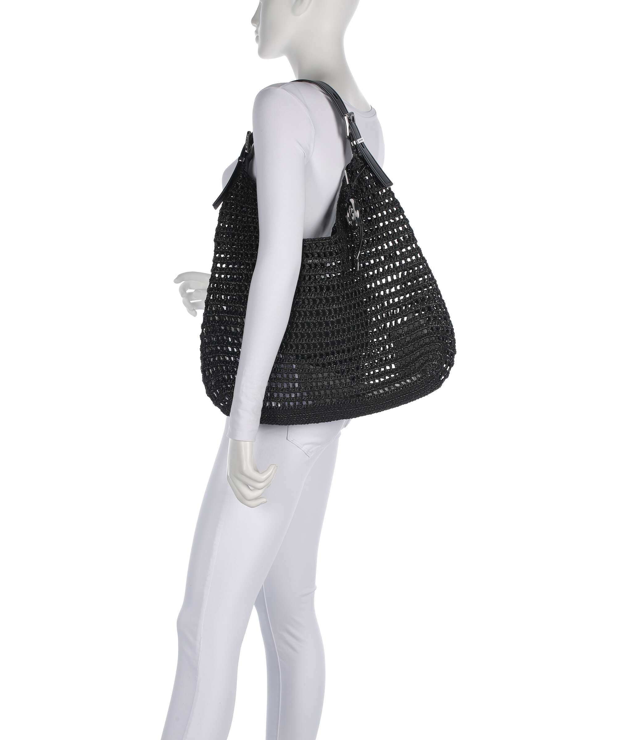 Michael Kors Nolita Large Torebka worek black/black - Image 3