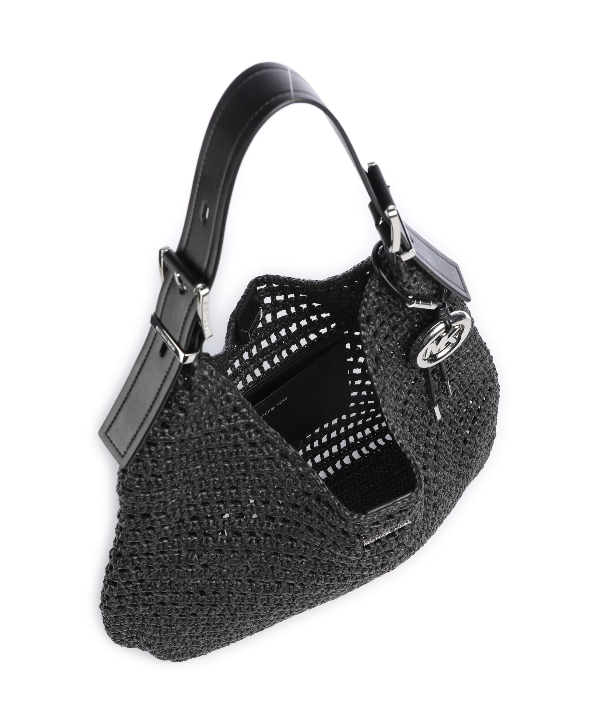Michael Kors Nolita Large Torebka worek black/black - Image 6