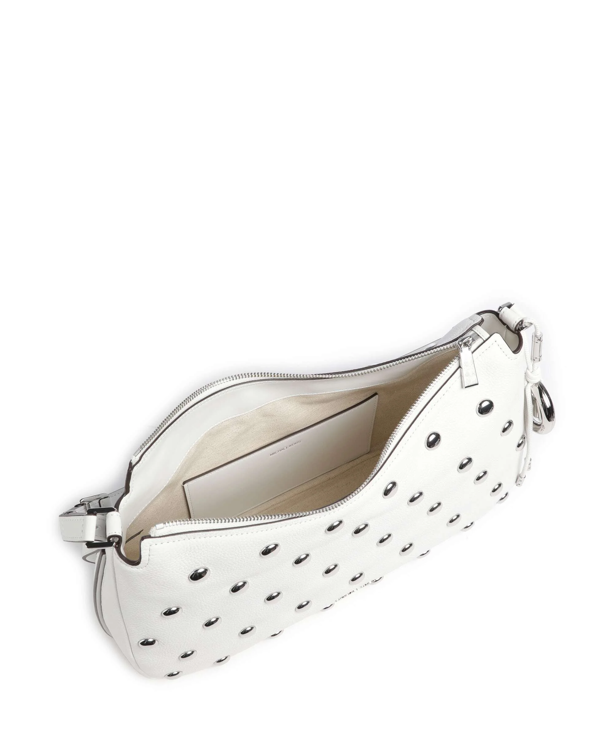 Michael Kors Nolita Medium Torebka worek optic white - Image 5