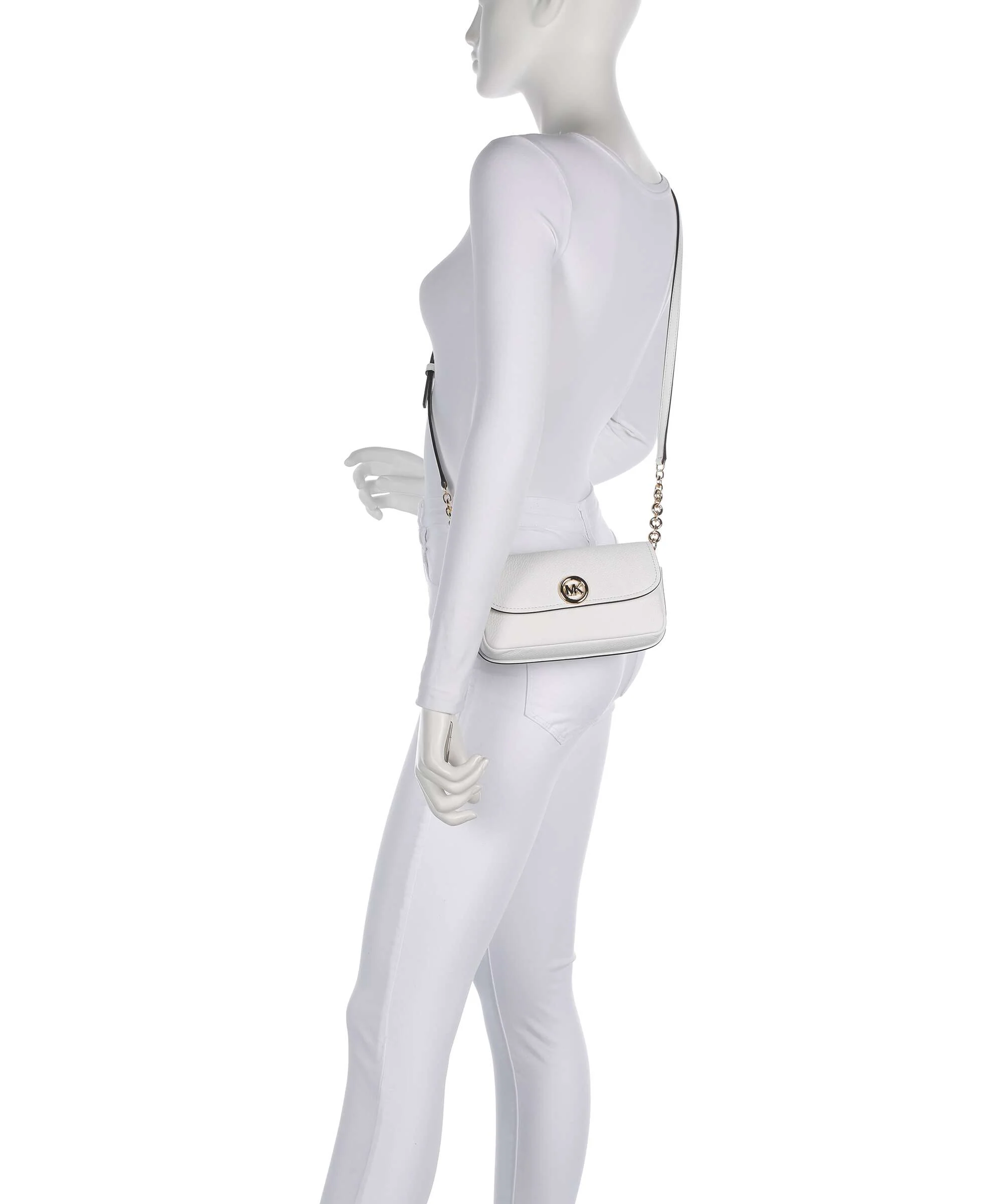 Michael Kors Nolita Small Torba przez ramię optic white - Image 3