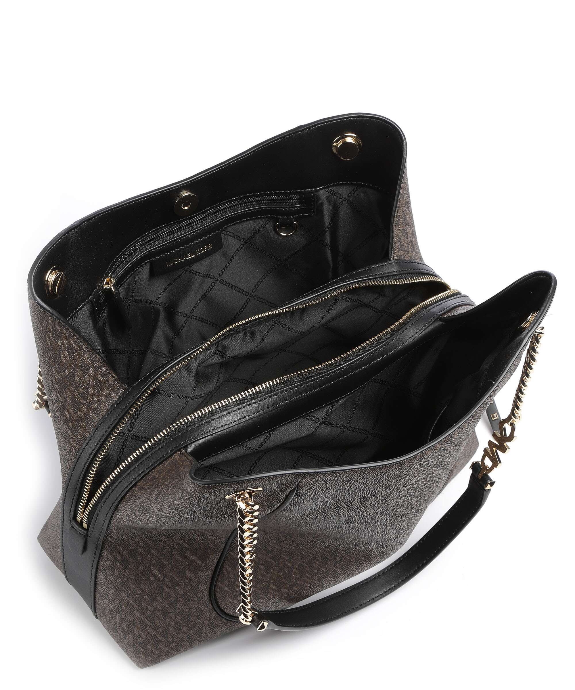 Michael Kors Piper Torebka worek brown/black - Image 5