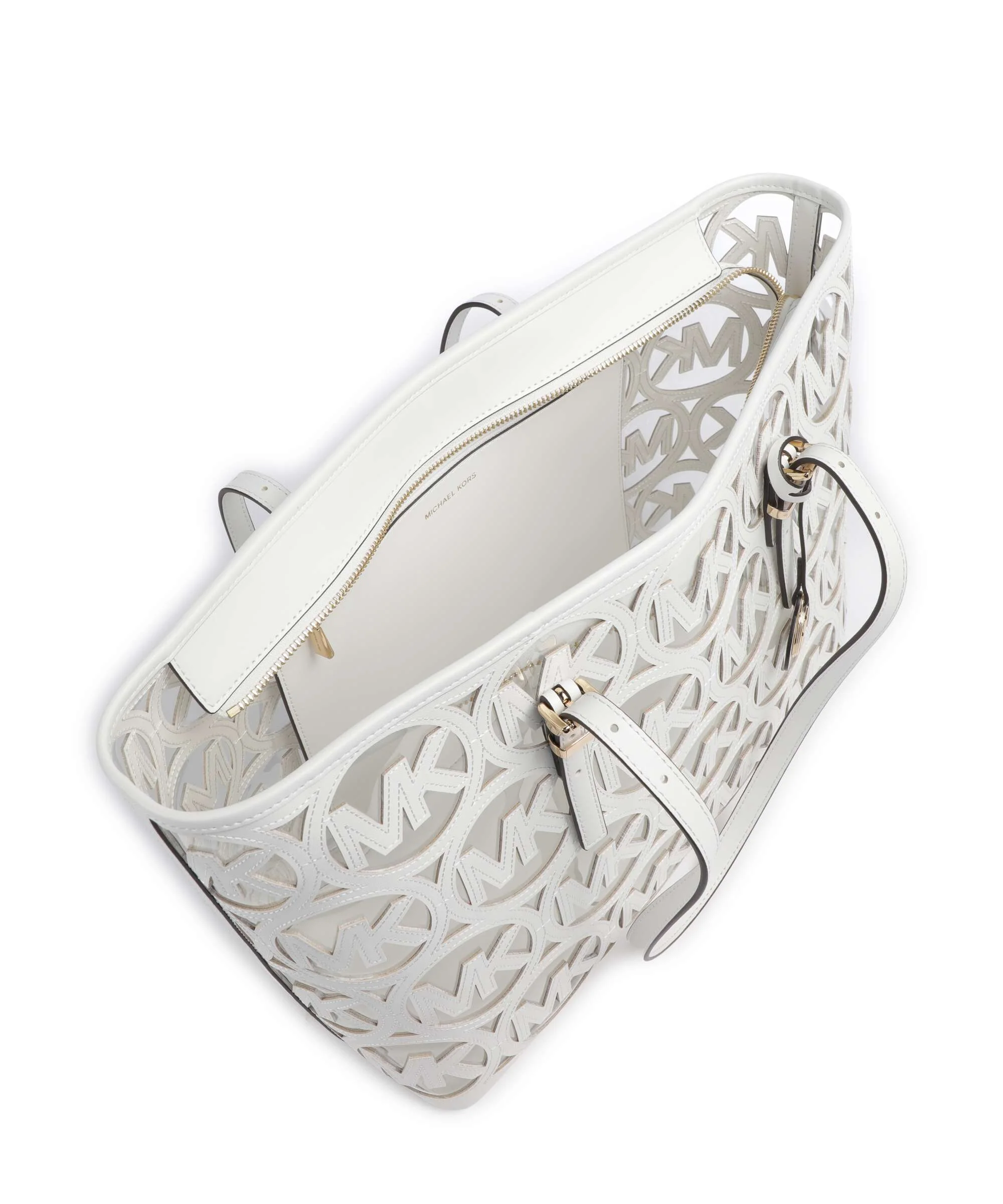 Michael Kors Quinn Large Torba na zakupy optic white - Image 6