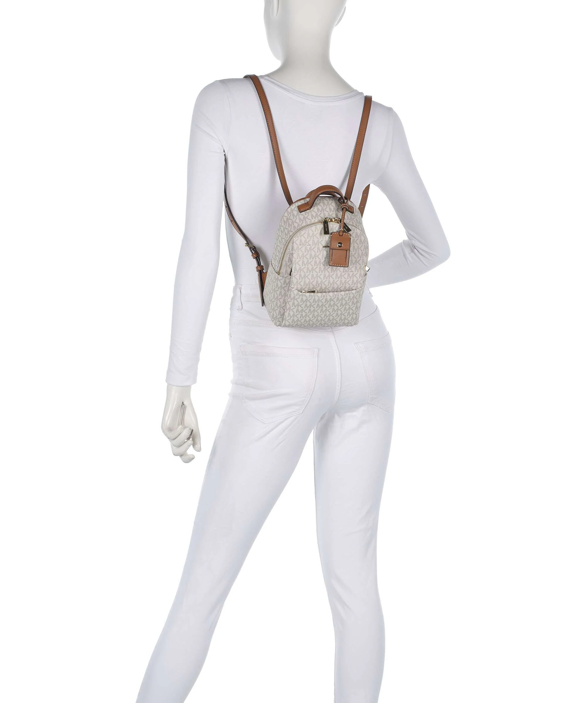Michael Kors Sable XS Plecak vanilla/acorn - Image 3