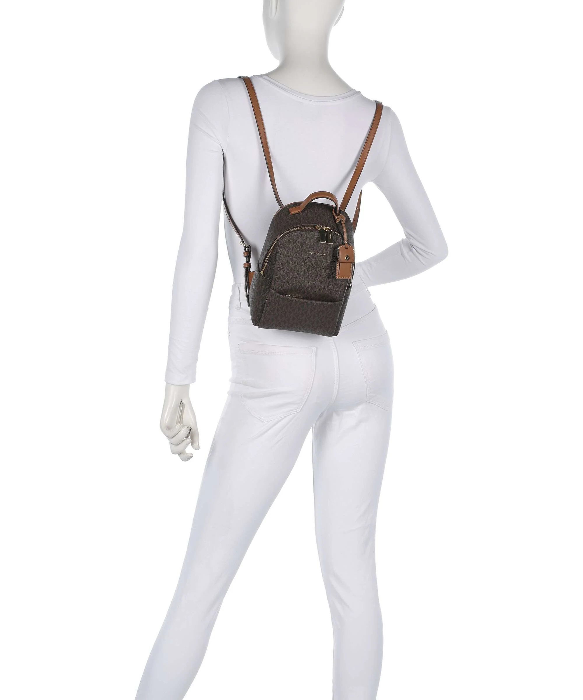 Michael Kors Sable XS Plecak brown/acorn - Image 3