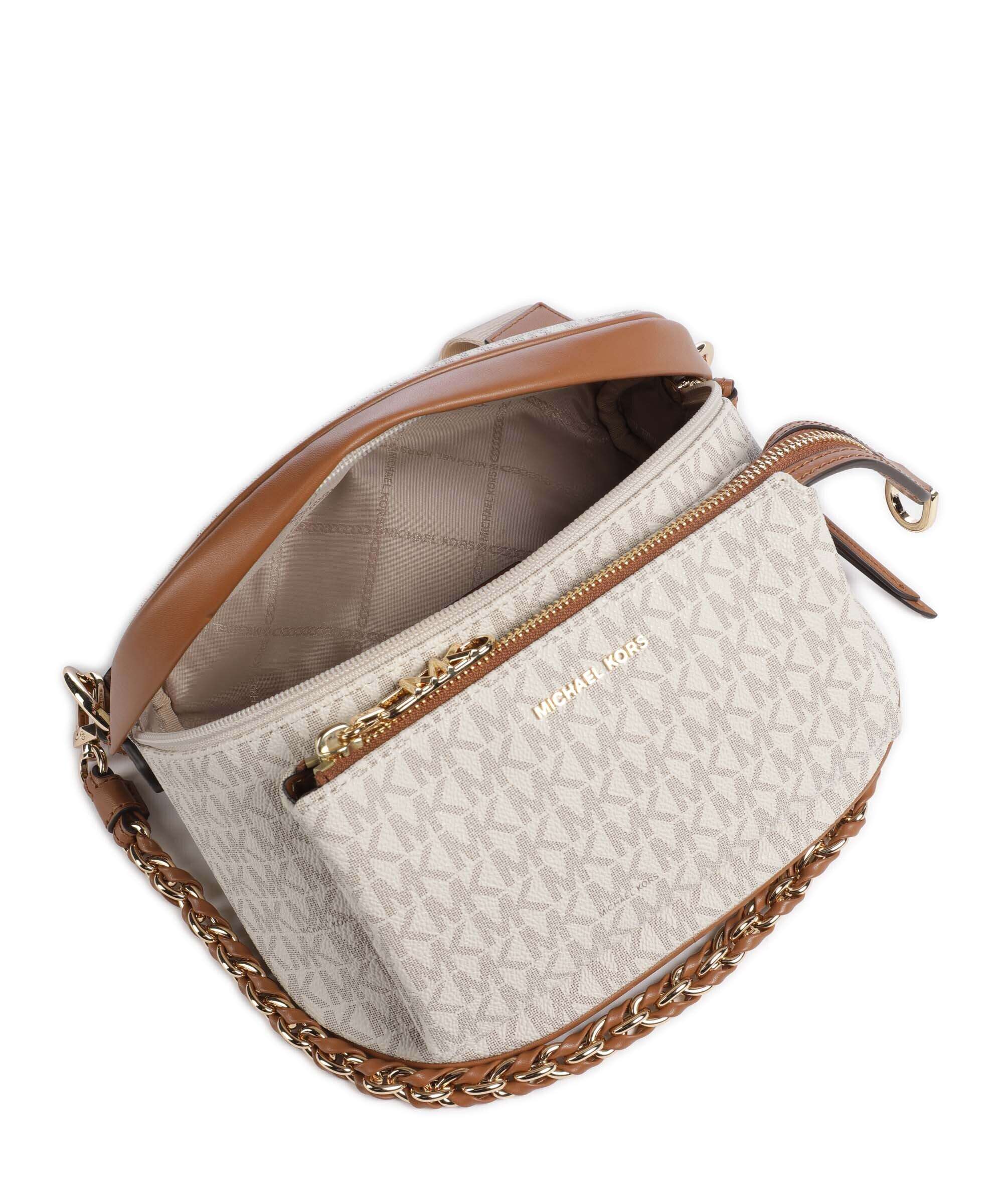 Michael Kors Slater Torba przez ramię vanilla/acorn - Image 6