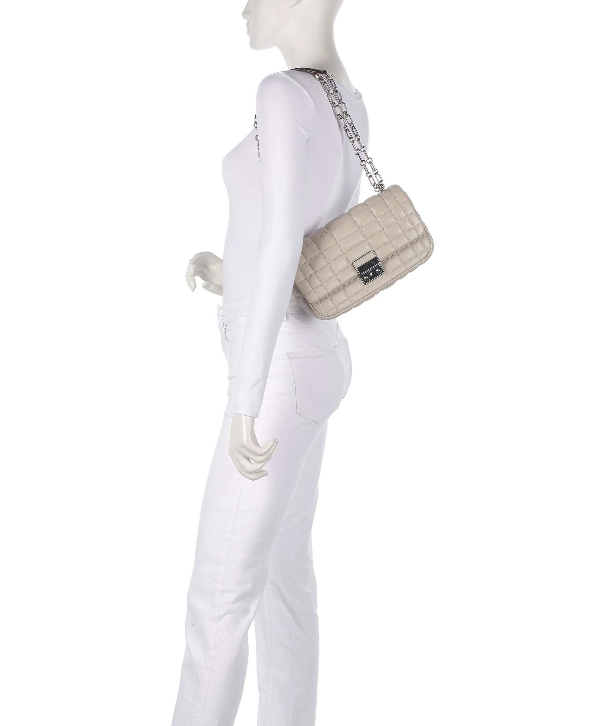 Michael Kors Tribeca Large Torba na ramię light sand - Image 3