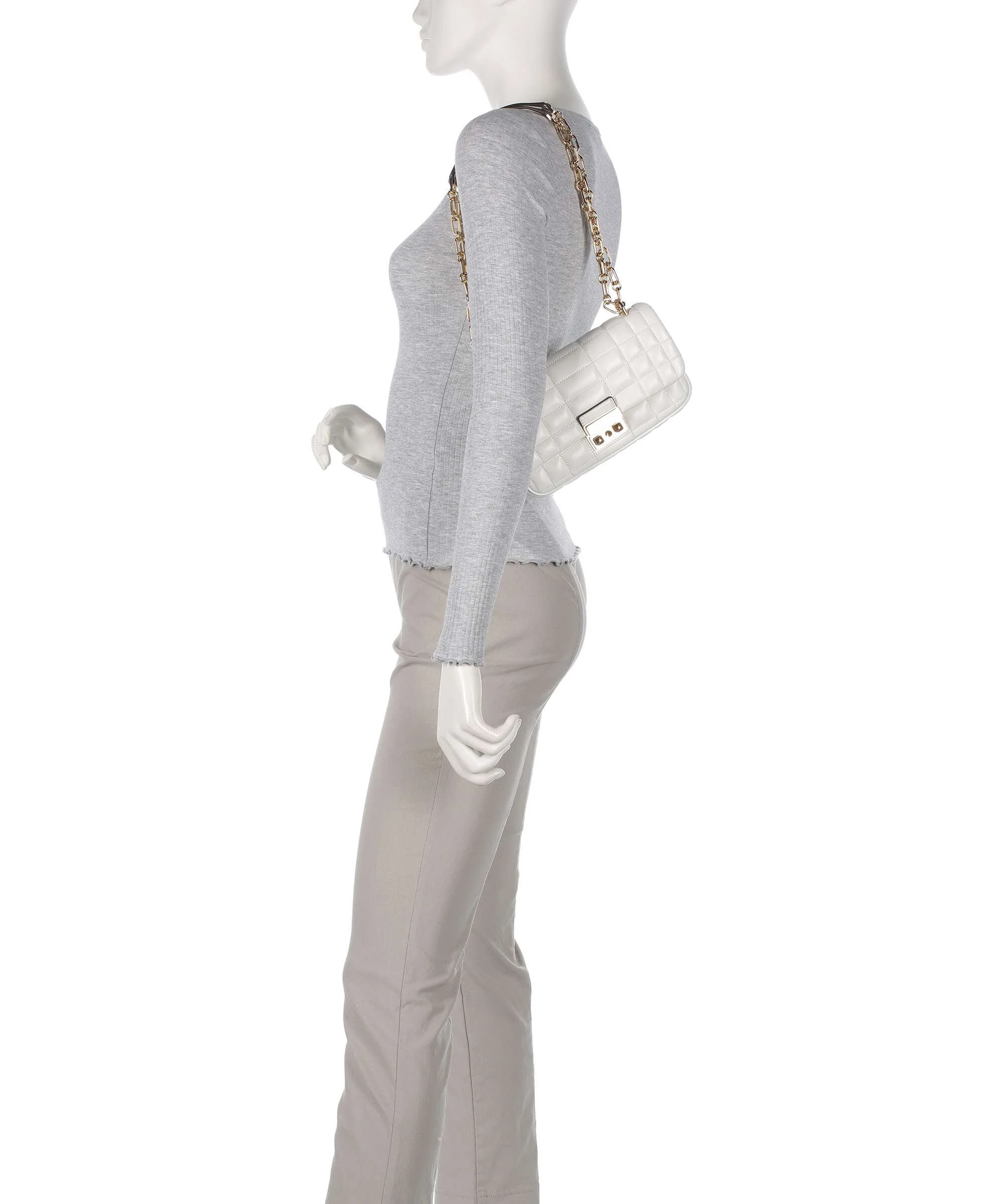 Michael Kors Tribeca Torba na ramię optic white - Image 3