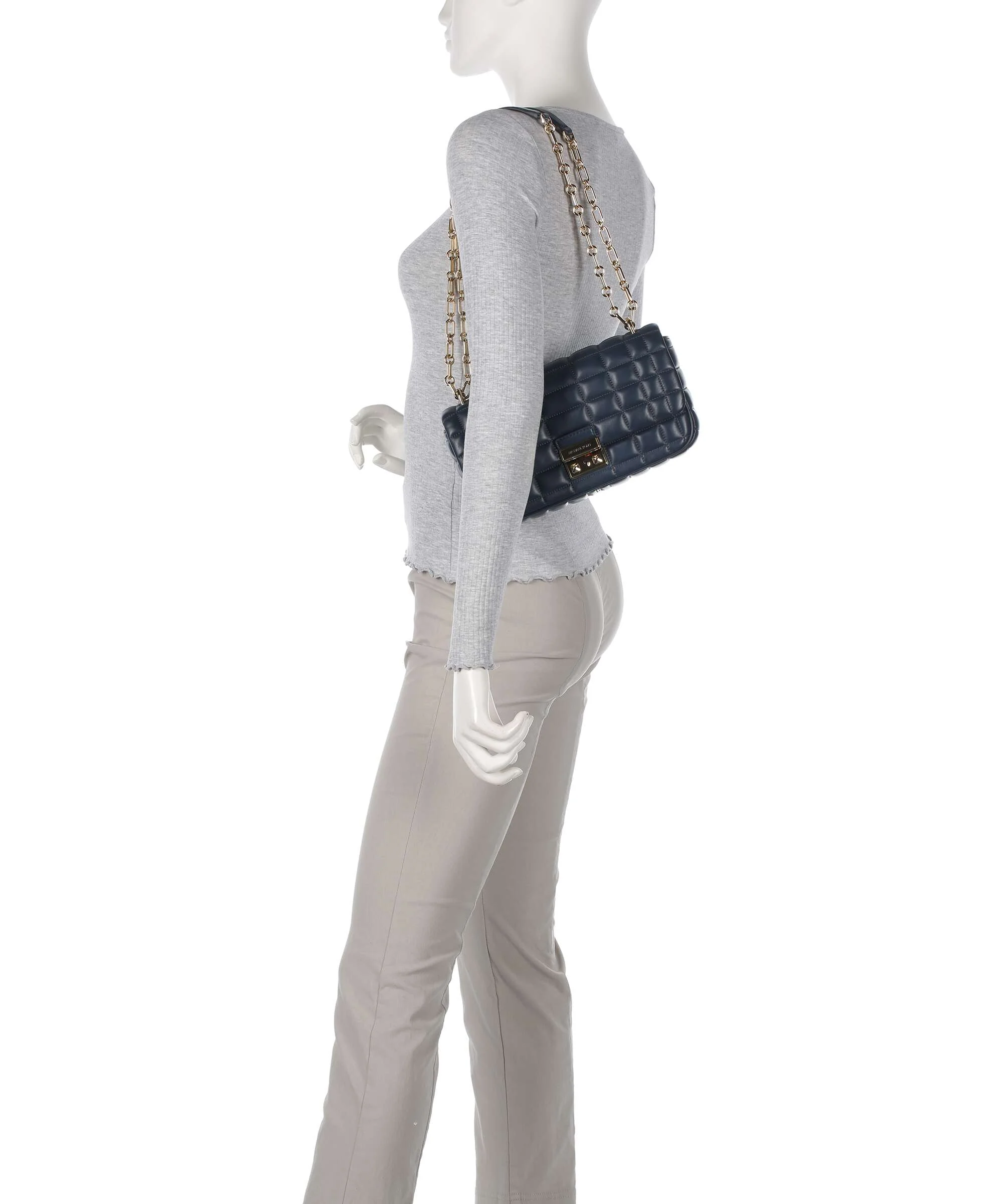 Michael Kors Tribeca Torba na ramię navy - Image 3
