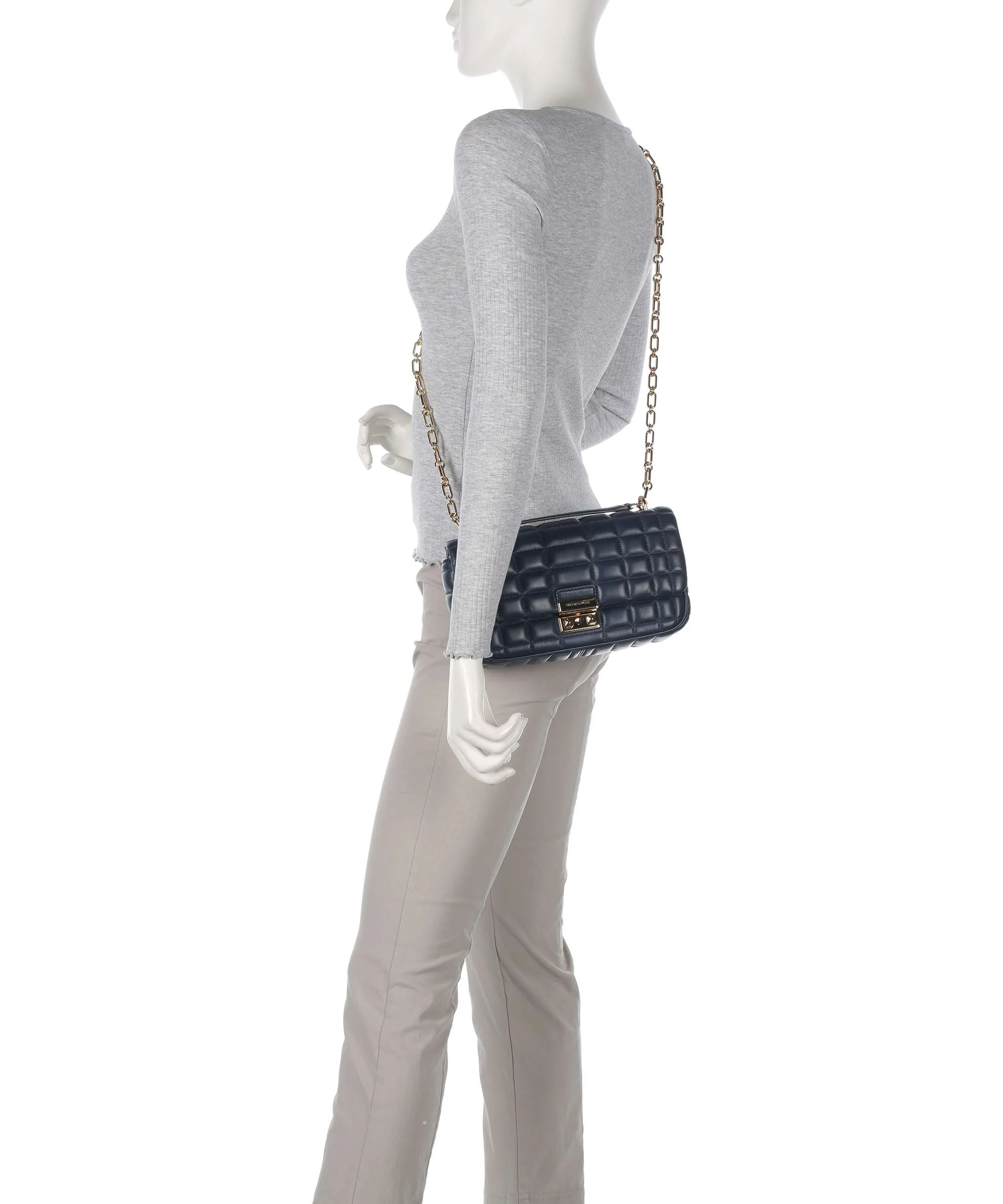 Michael Kors Tribeca Torba na ramię navy - Image 4