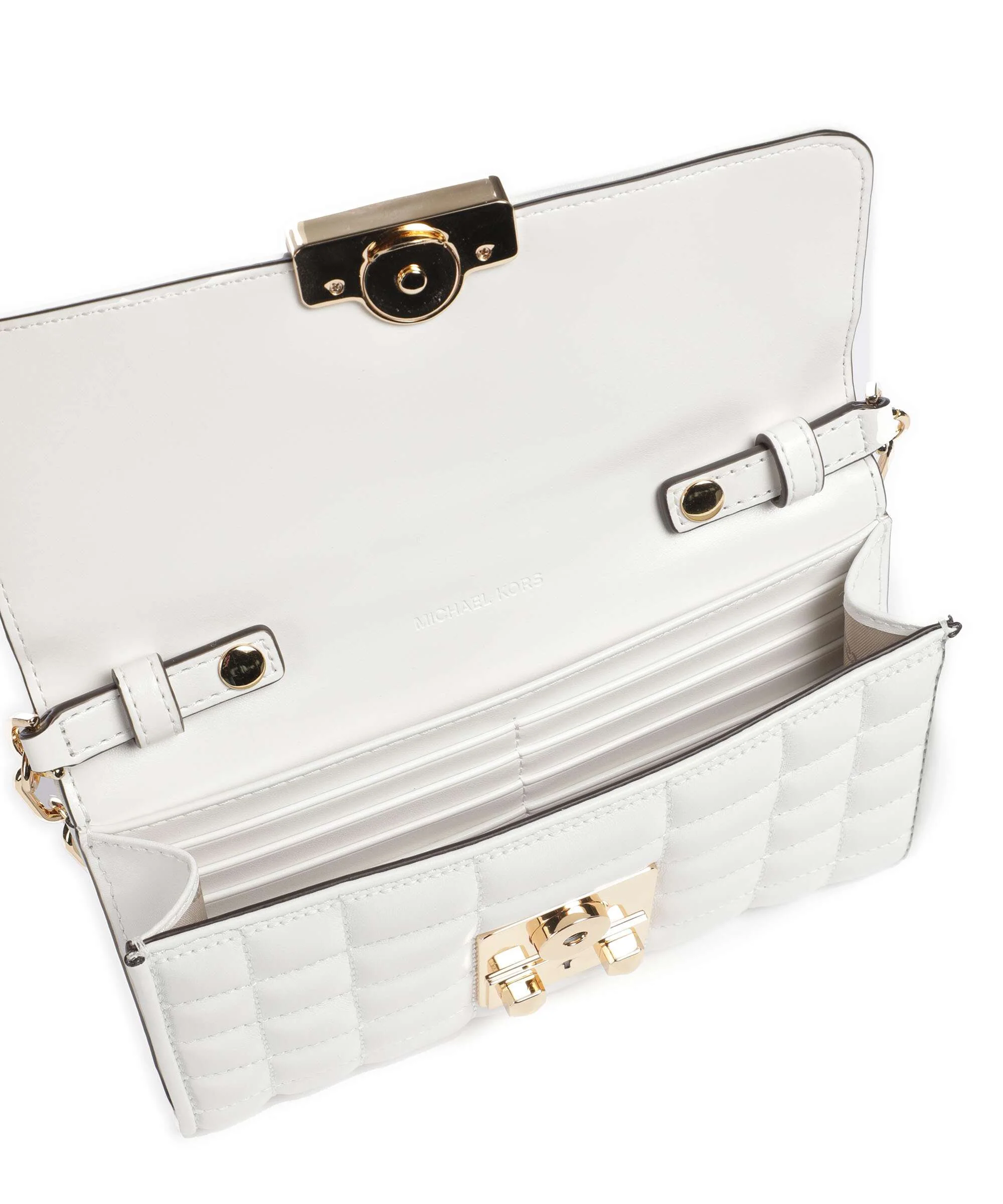 Michael Kors Tribeca Torba przez ramię optic white - Image 6