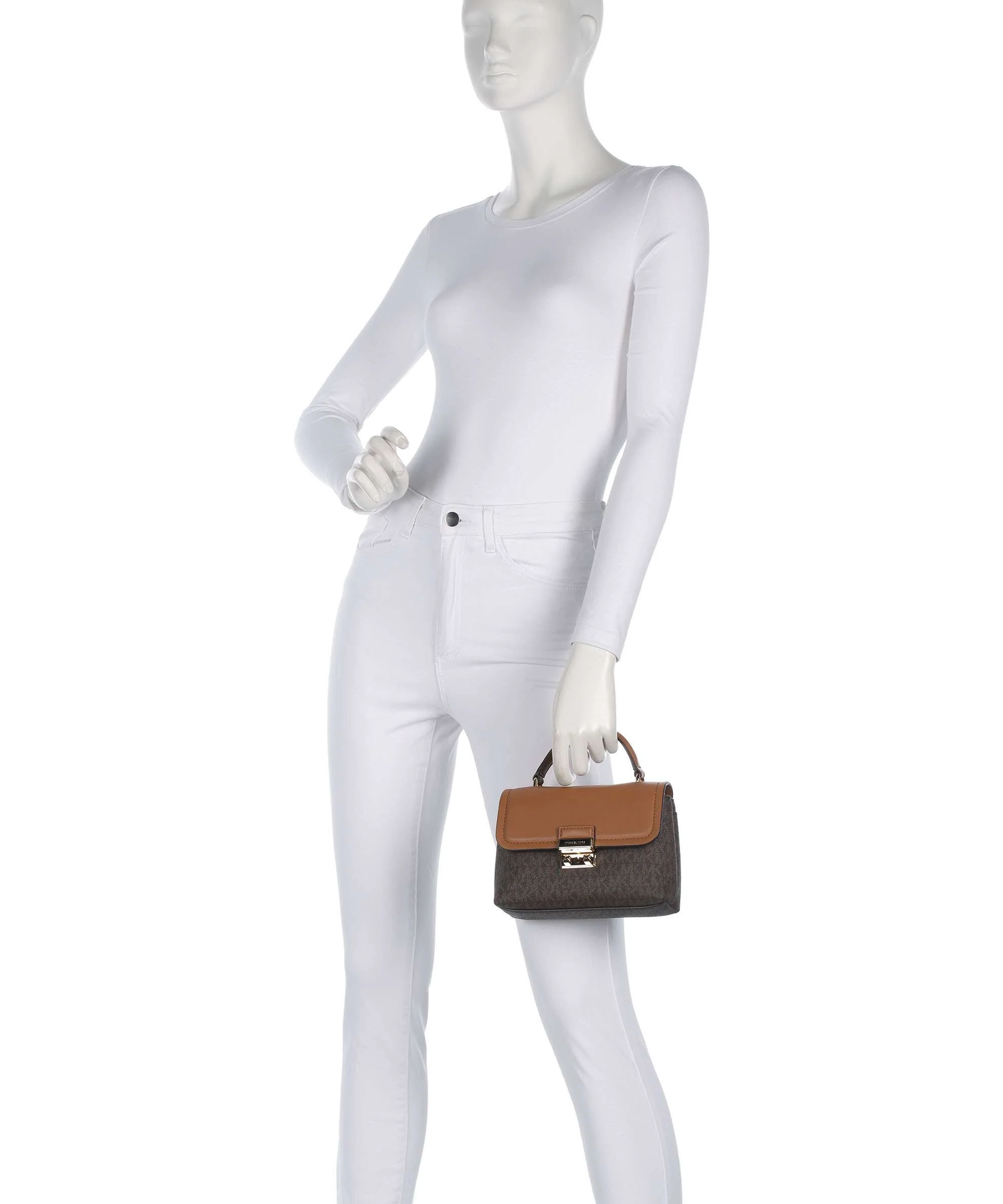 Michael Kors Tribeca XS Torebka brown/acorn - Image 3