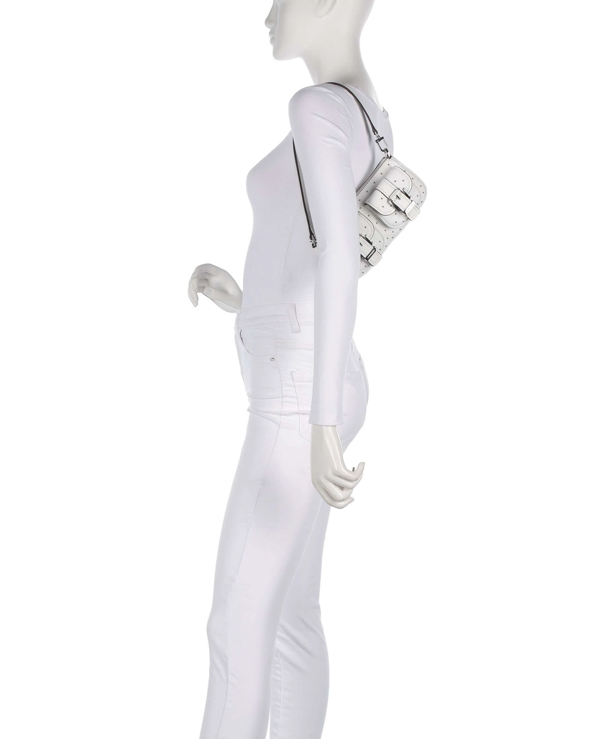 Michael Kors Zoe Small Torba na ramię optic white - Image 3