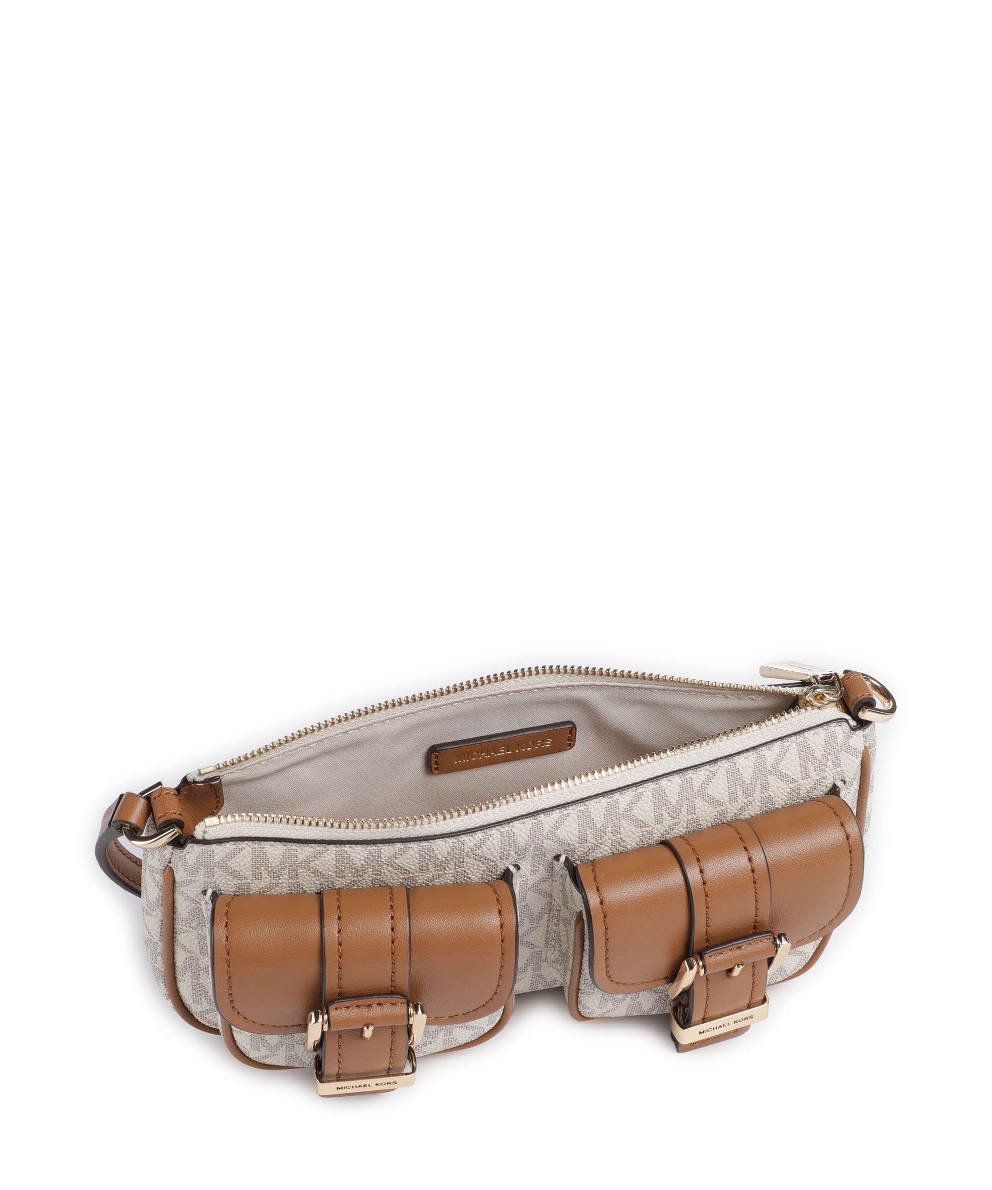Michael Kors Zoe Torba na ramię vanilla/acorn - Image 6