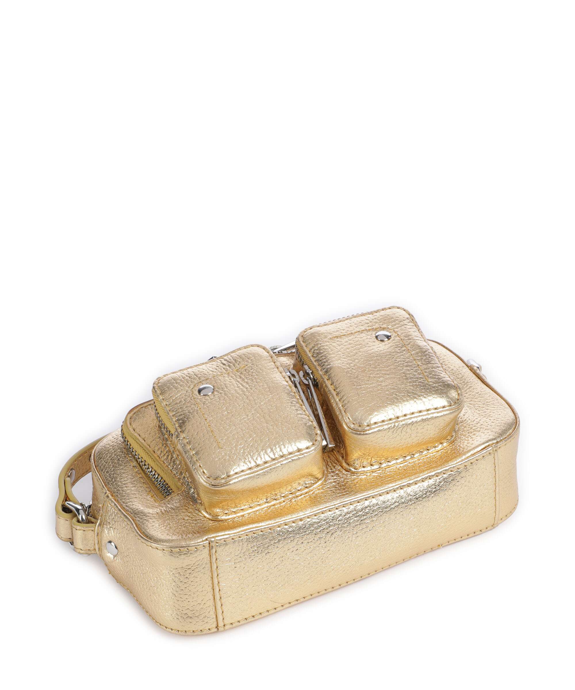 Núnoo Metallic Helena Torba przez ramię light gold - Image 5
