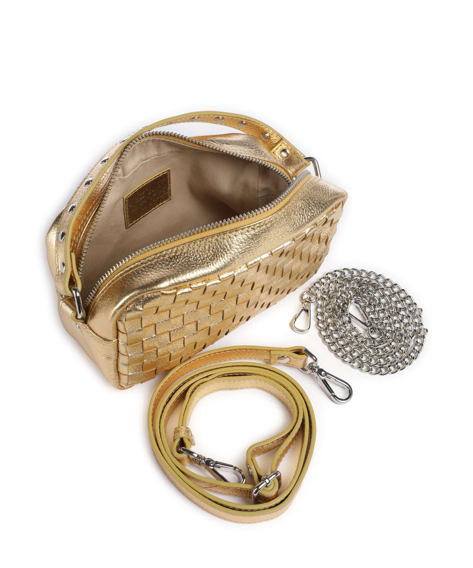 Núnoo Metallic Lyra Torba przez ramię light gold - Image 6