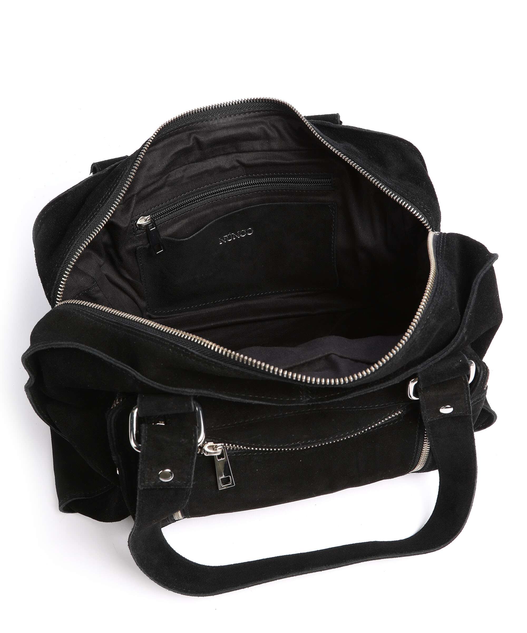 Núnoo New Suede Mille Torba na zakupy black - Image 5