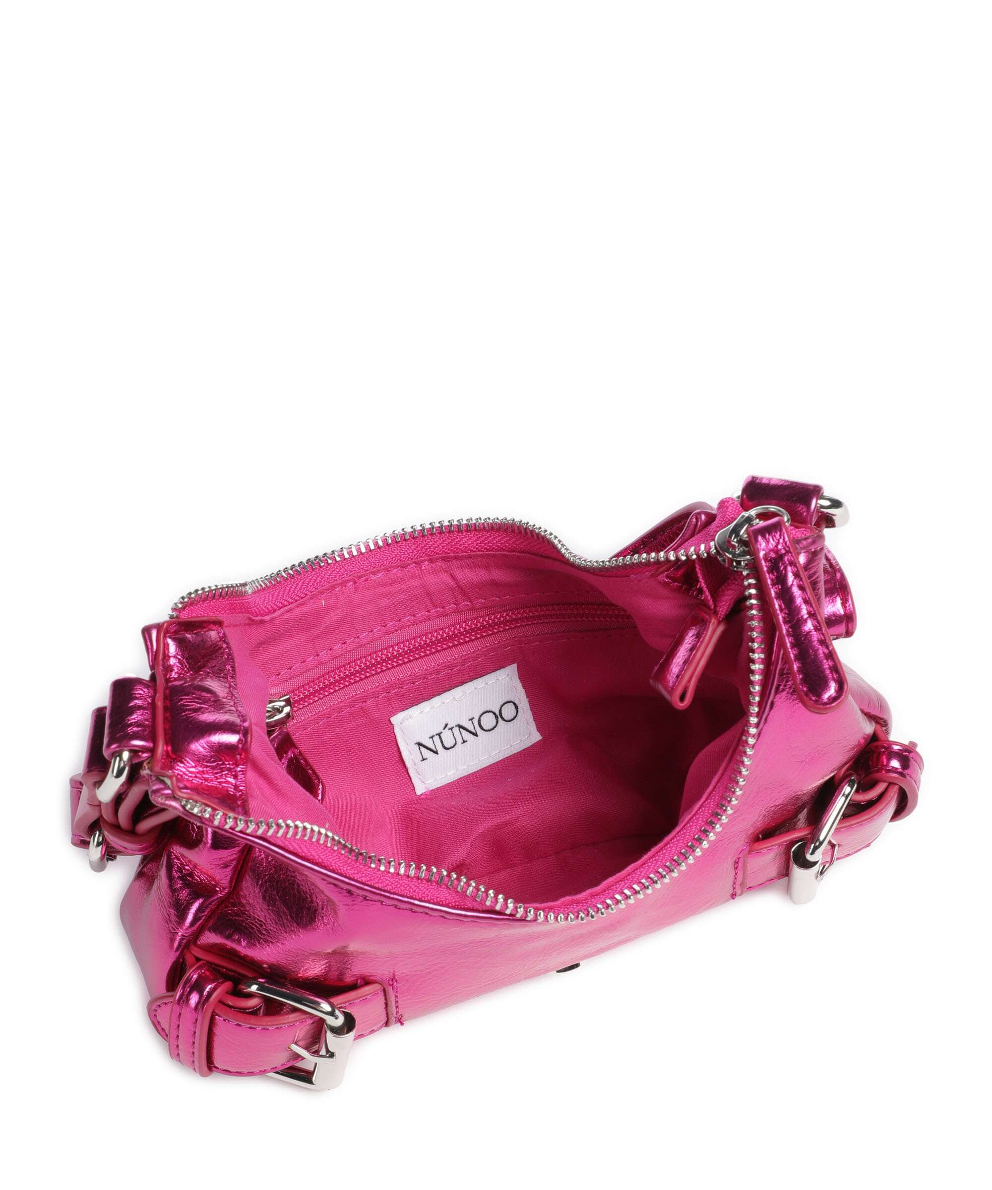 Núnoo Recycled Cool Palma Torba przez ramię pink - Image 6