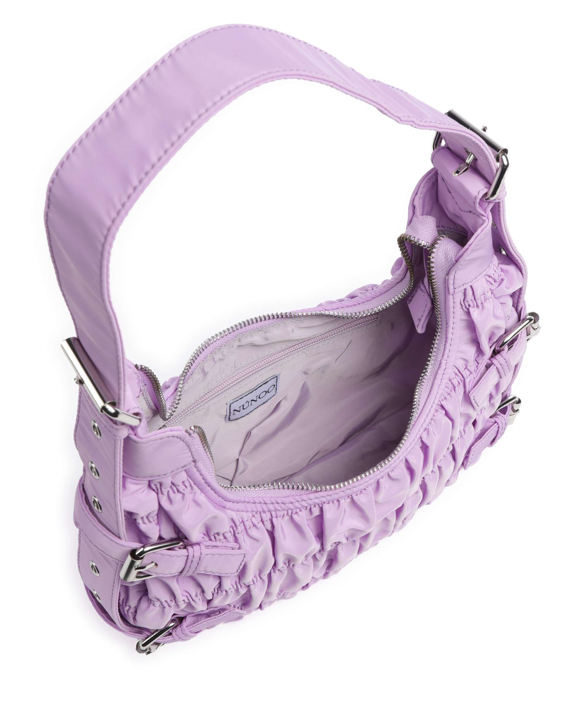 Núnoo Recycled Nylon Alaska Torebka worek purple - Image 6
